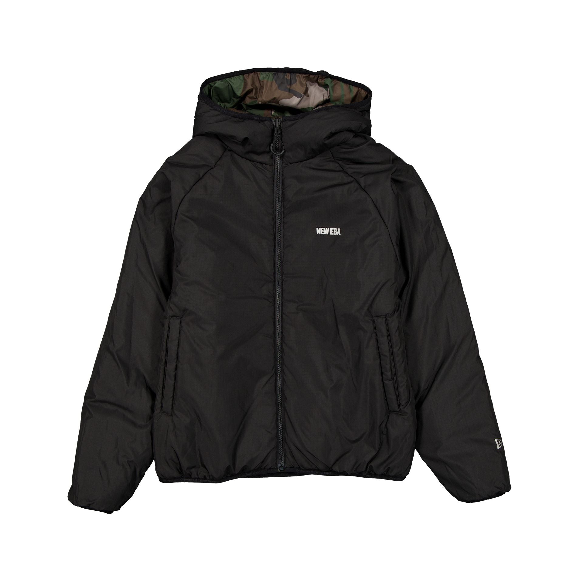 Nextgenmallstore Lightweight Reversible Black Insulated Jacket