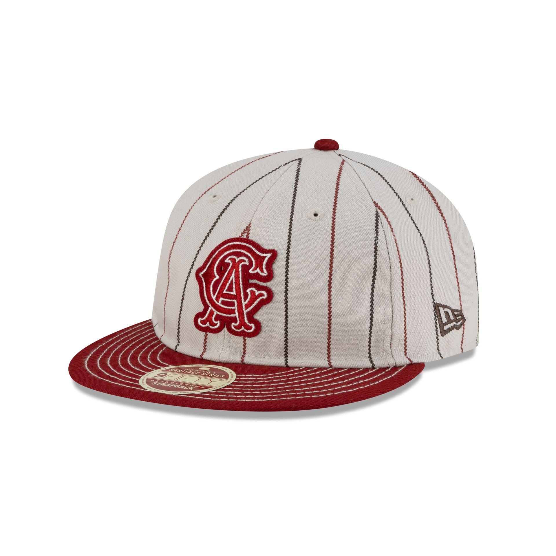Los Angeles Angels Heritage Classic Red Retro Crown 9FIFTY Adjustable Hat - Nextgenmallstore