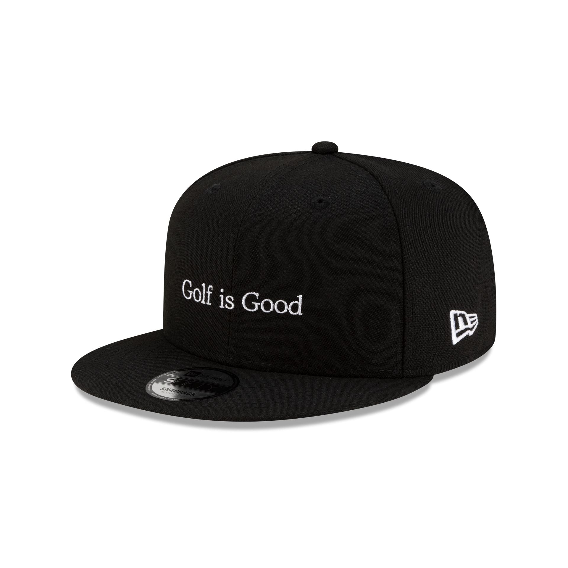 New Era Cap Golf is Good Black 9FIFTY Snapback Hat - Nextgenmallstore