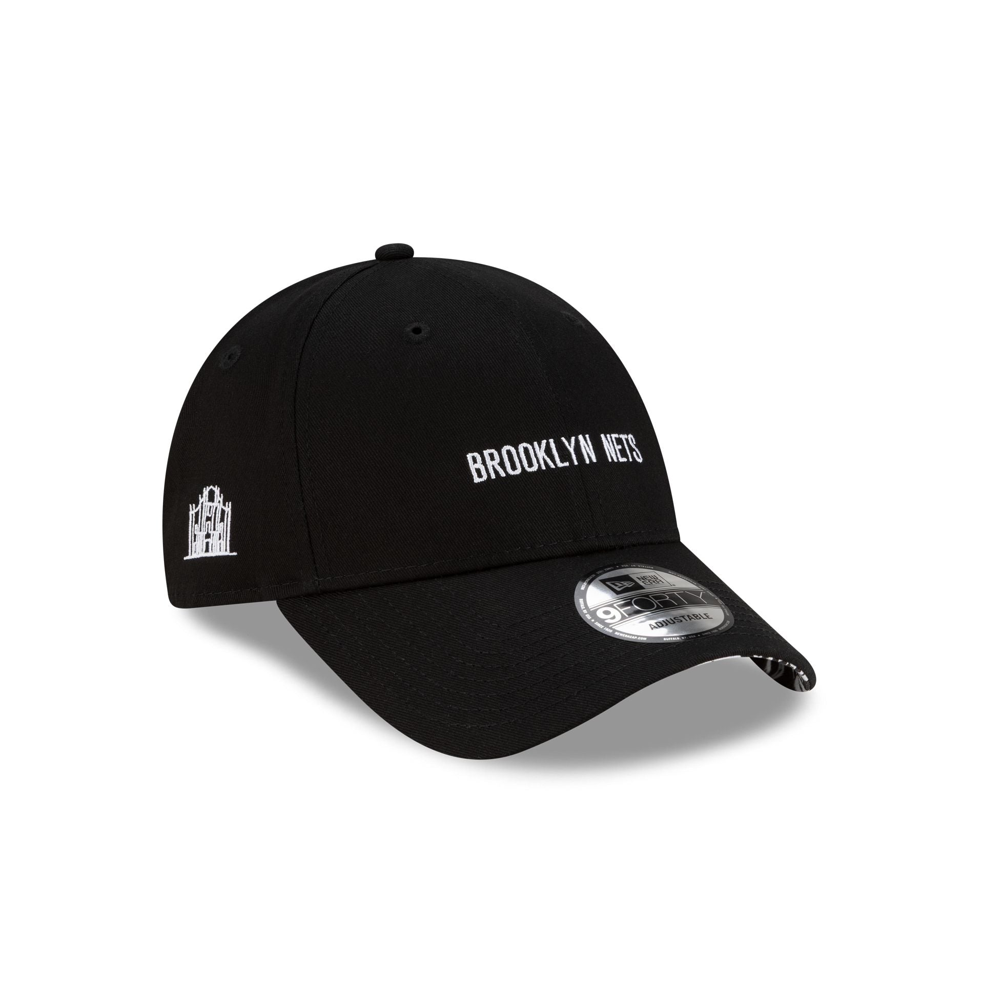 Brooklyn Nets China Games Black 9FORTY Adjustable Hat - Nextgenmallstore