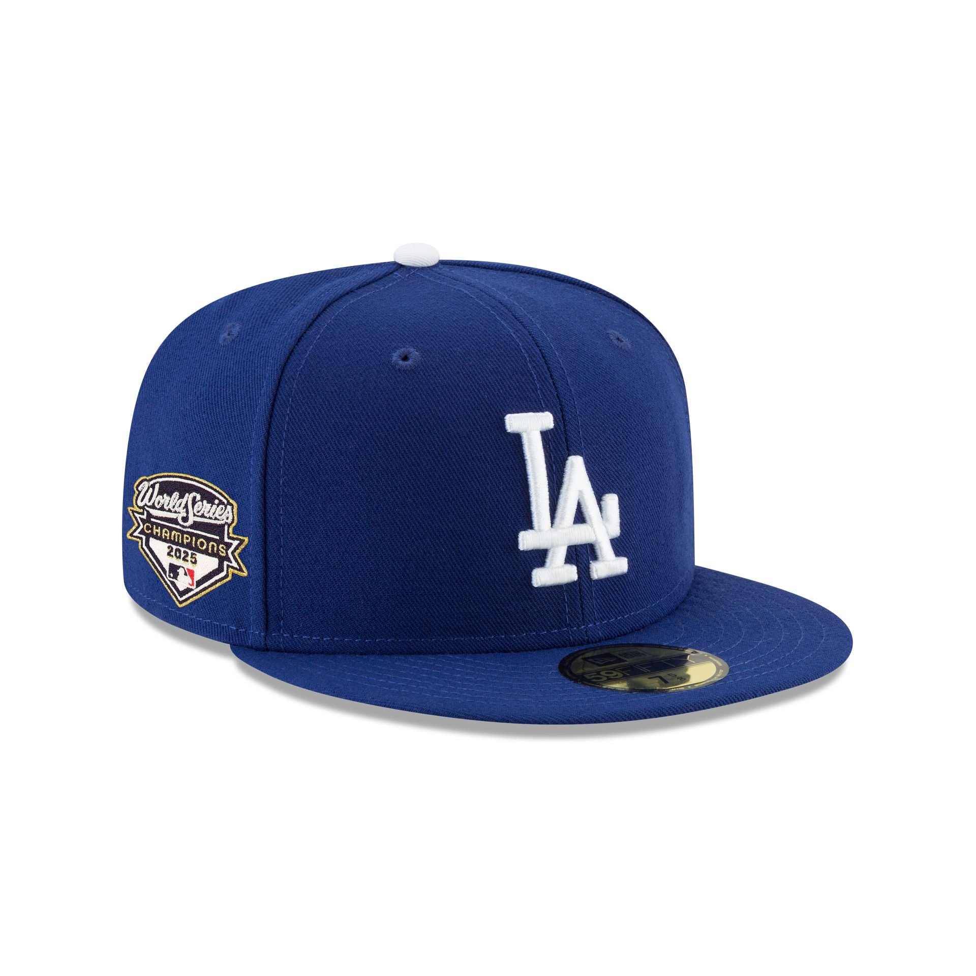 Los Angeles Dodgers 2025 World Series Champions Side Patch 59FIFTY Fitted Hat - Nextgenmallstore