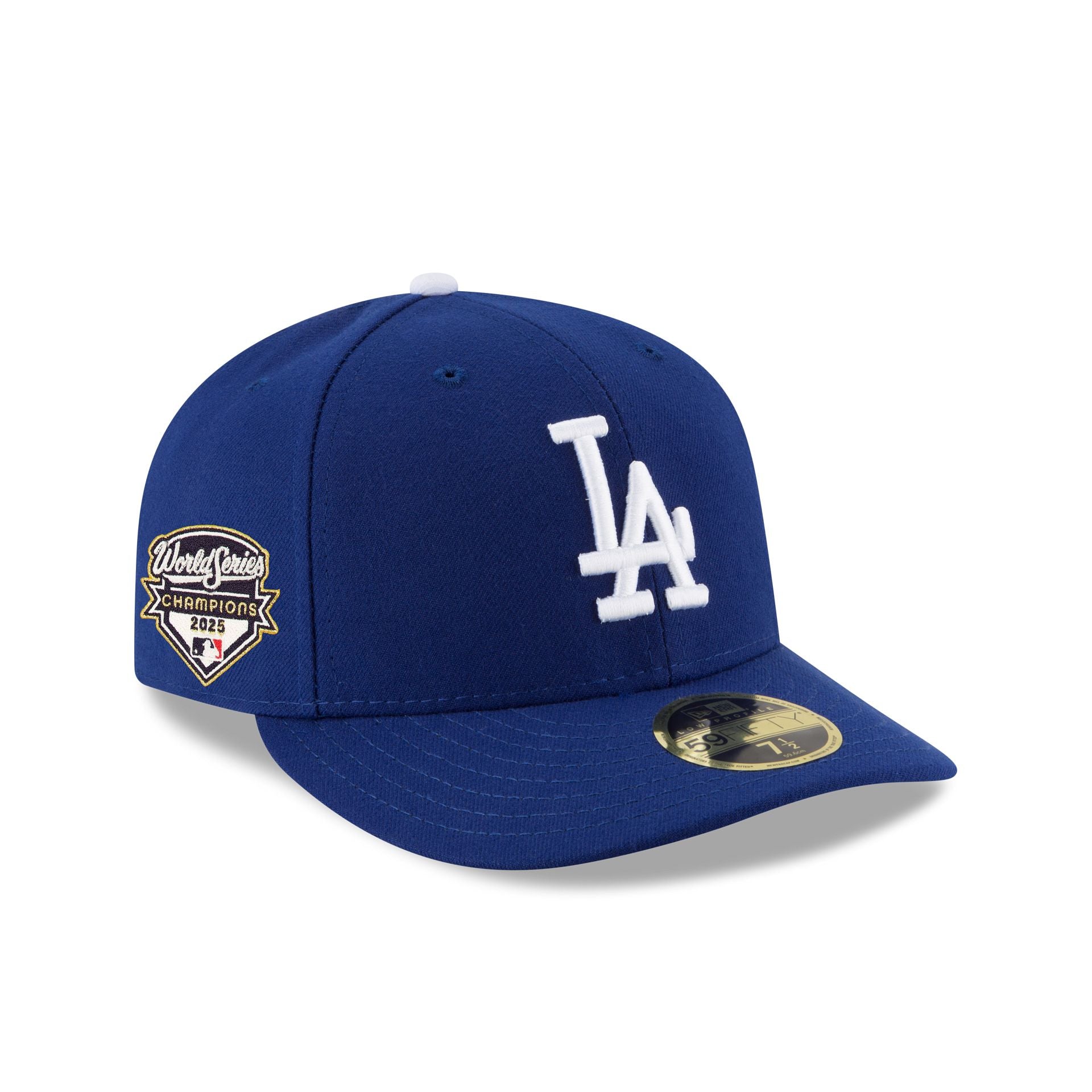 Los Angeles Dodgers 2025 World Series Champions Side Patch Low Profile 59FIFTY Fitted Hat - Nextgenmallstore