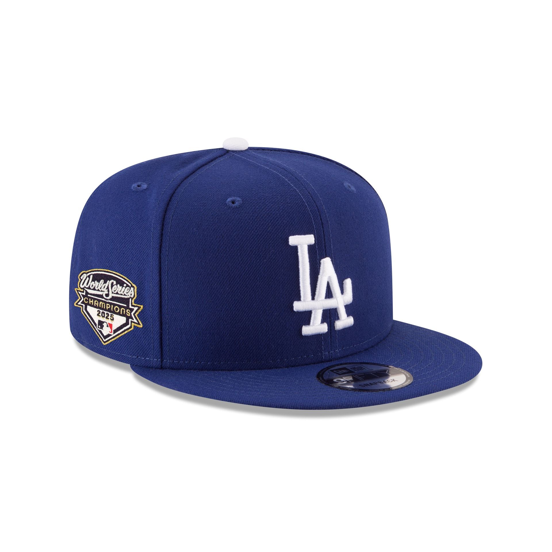 Los Angeles Dodgers 2025 World Series Champions Side Patch 9FIFTY Snapback Hat
