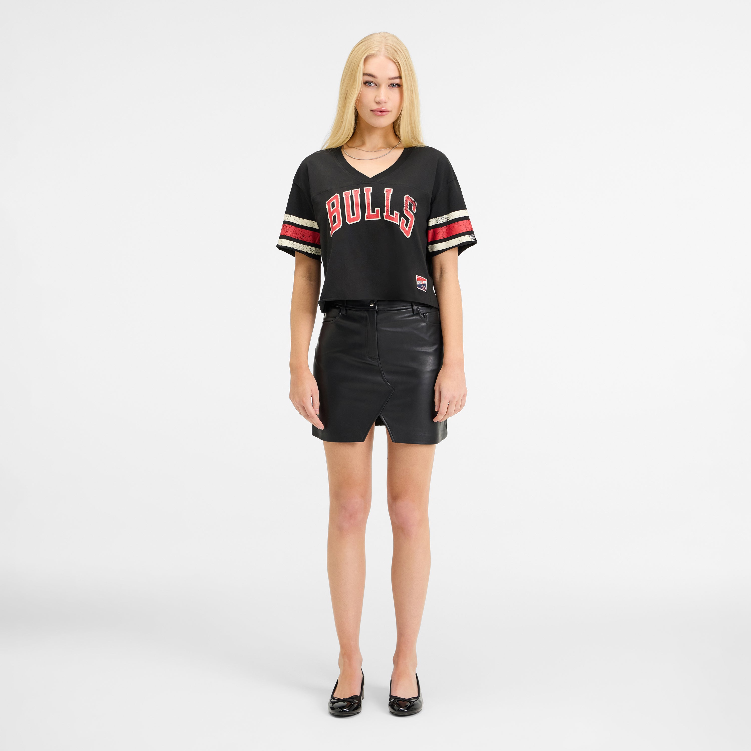 Buffalo Sabres Alternate Throwback Cropped Women's T-Shirt