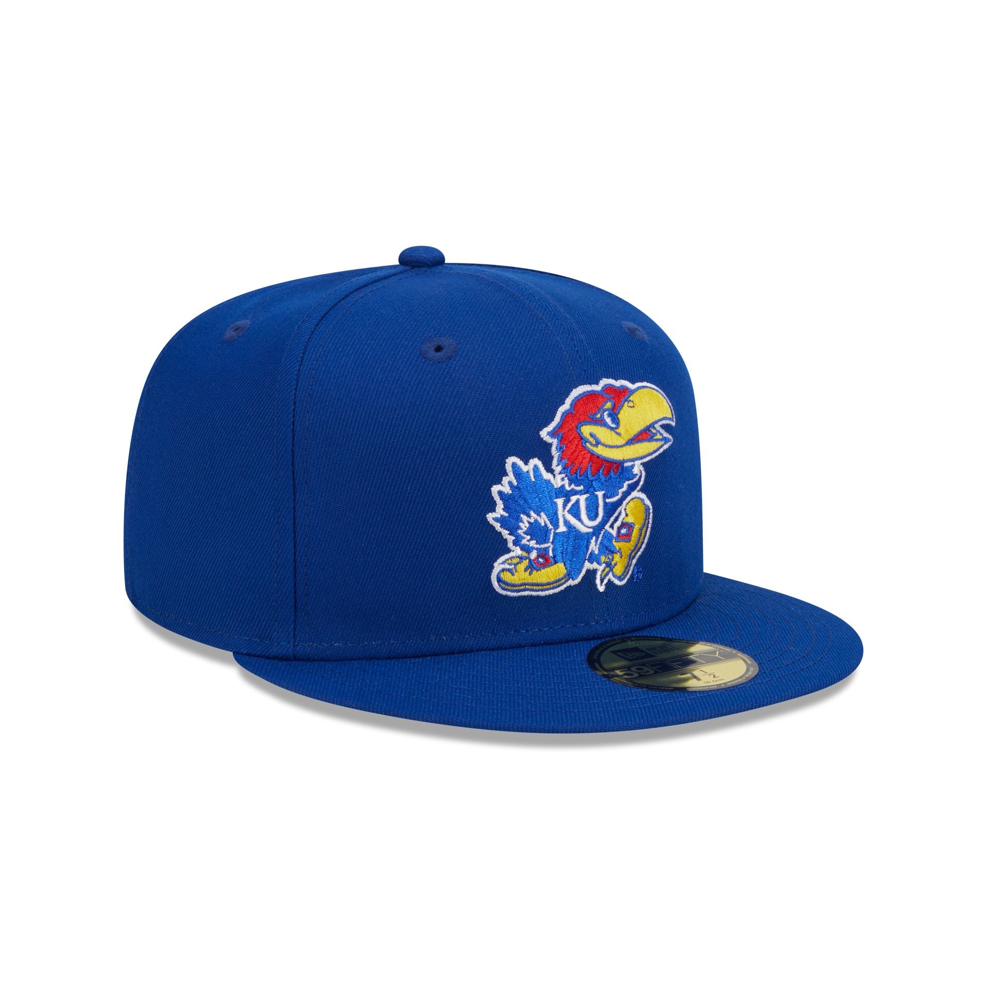Kansas Jayhawks Blue 59FIFTY Fitted Hat