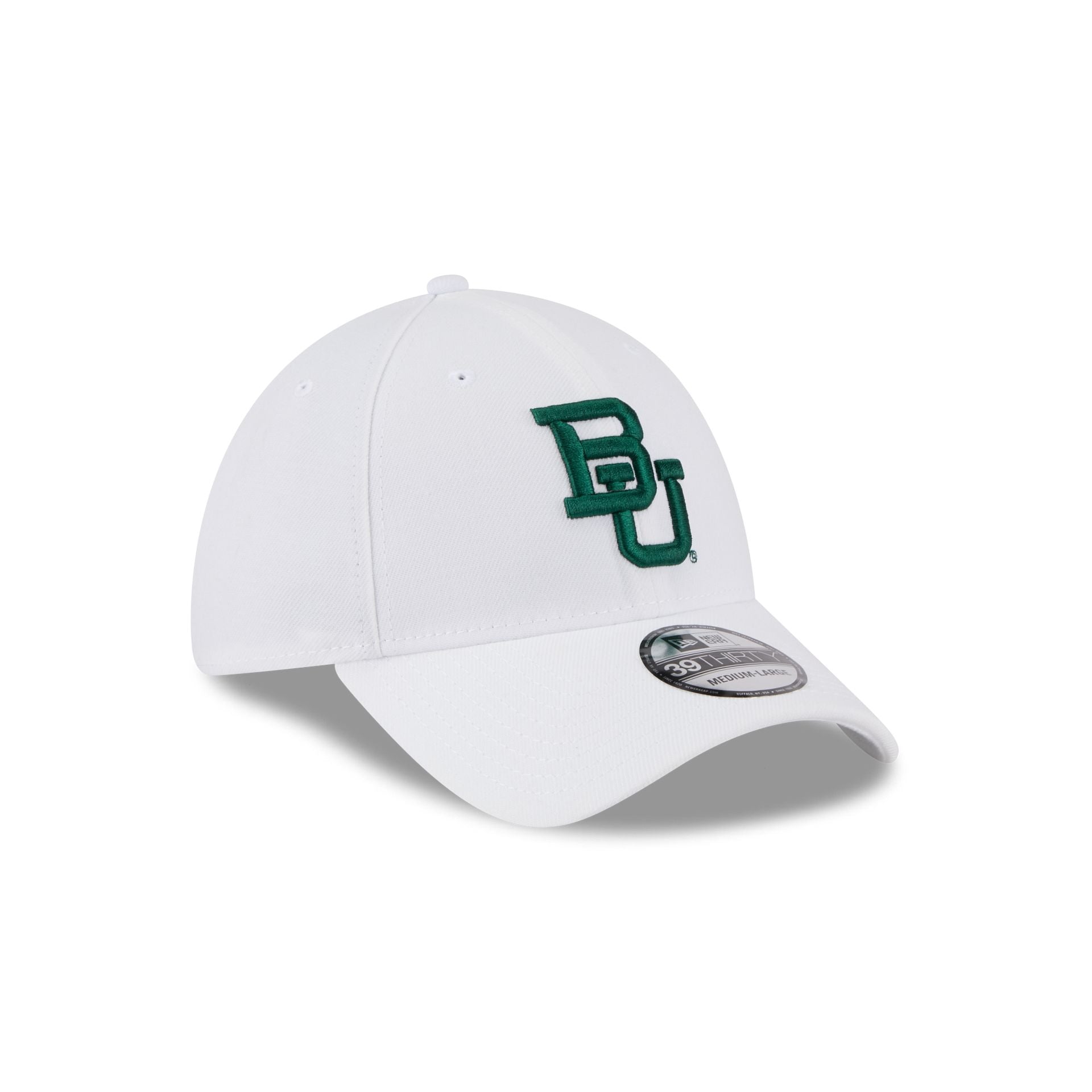 Baylor Bears Optic White 39THIRTY Stretch Fit Hat