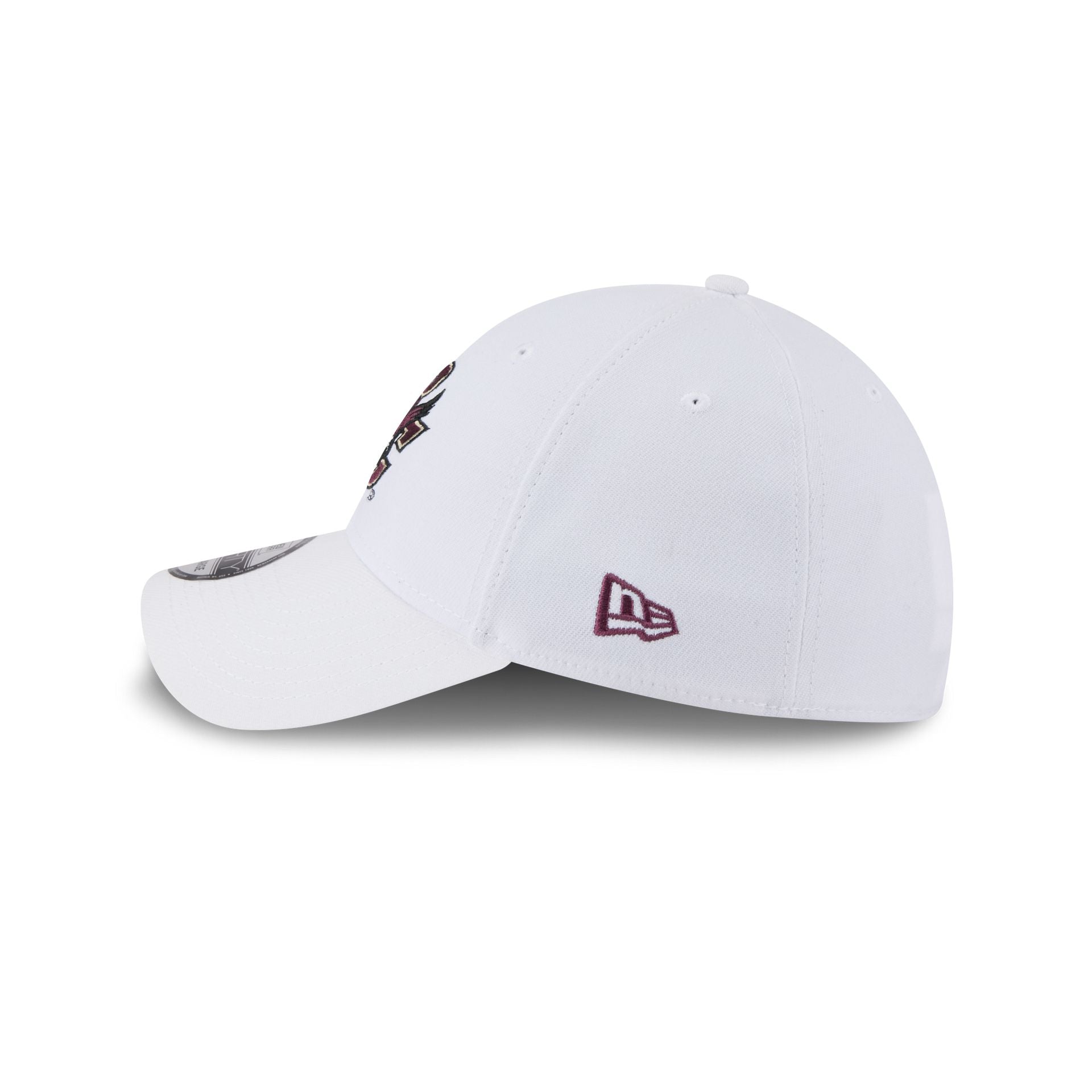 Boston College Eagles Optic White 39THIRTY Stretch Fit Hat