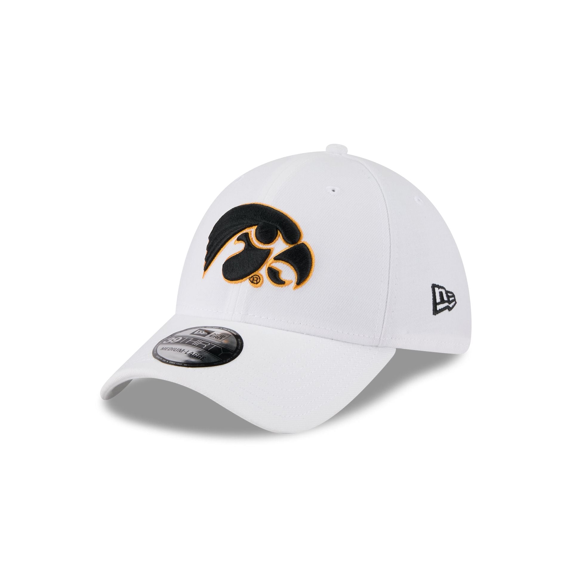 Iowa Hawkeyes Optic White 39THIRTY Stretch Fit Hat - Nextgenmallstore