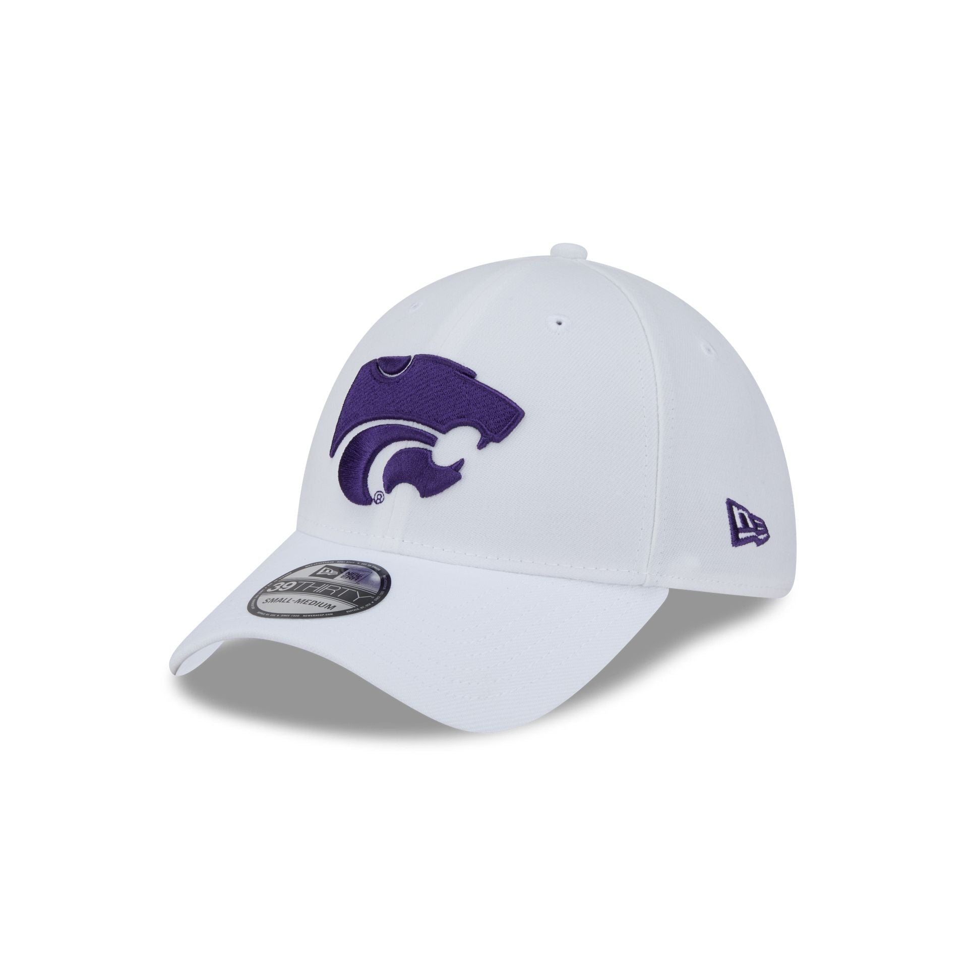 Kansas State Wildcats Optic White 39THIRTY Stretch Fit Hat - Nextgenmallstore