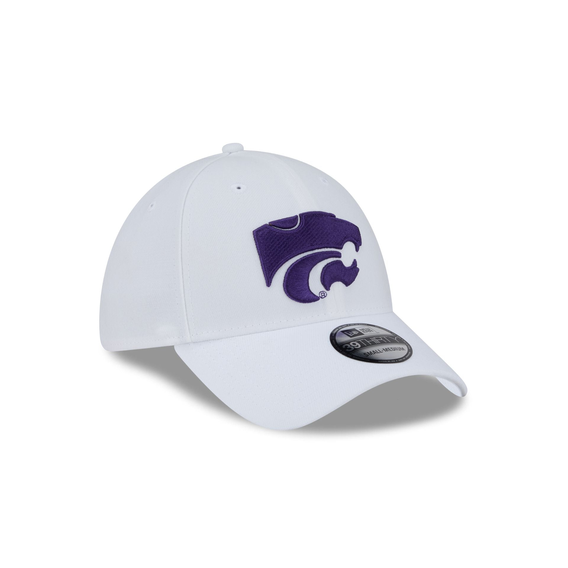 Kansas State Wildcats Optic White 39THIRTY Stretch Fit Hat