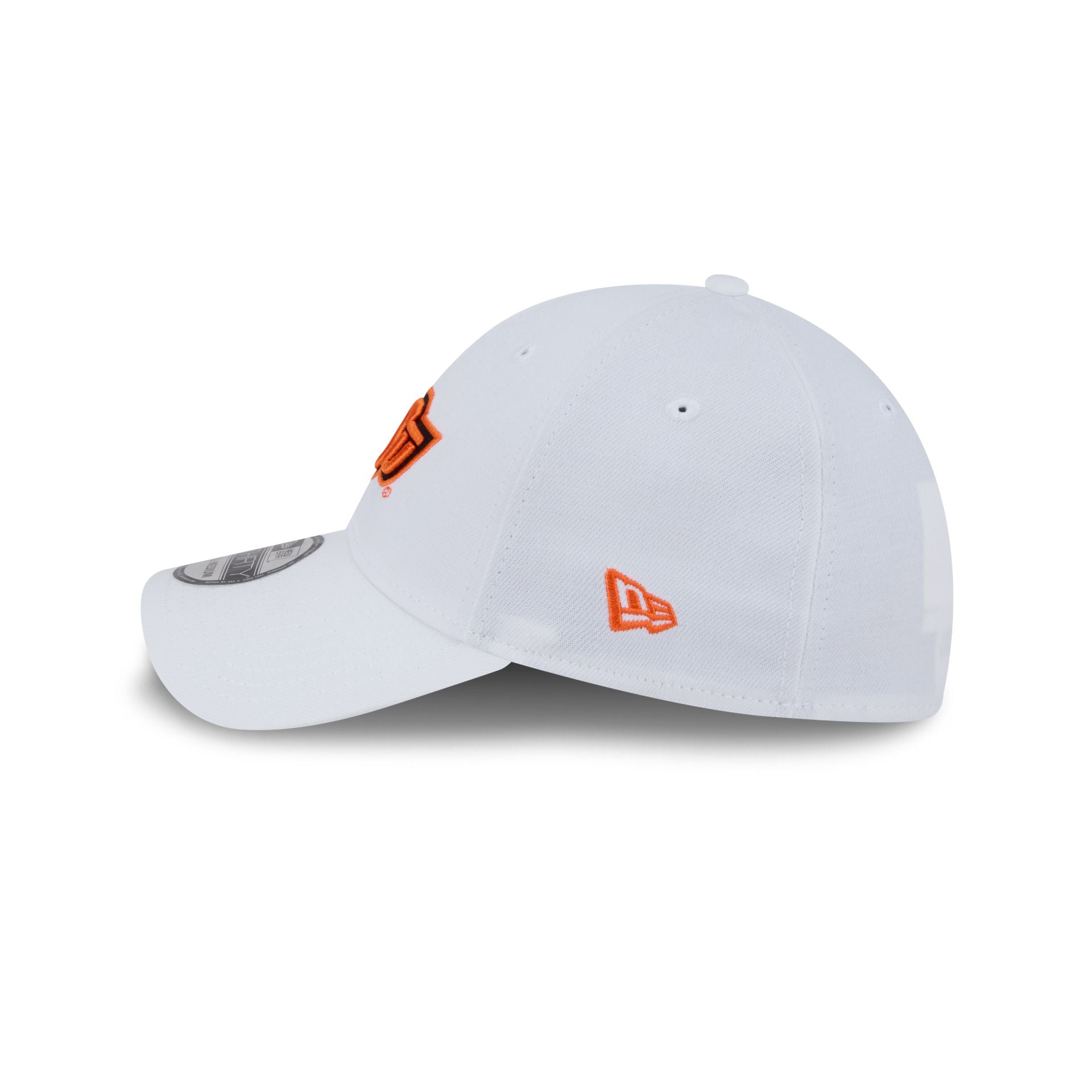 Oklahoma State Cowboys Optic White 39THIRTY Stretch Fit Hat