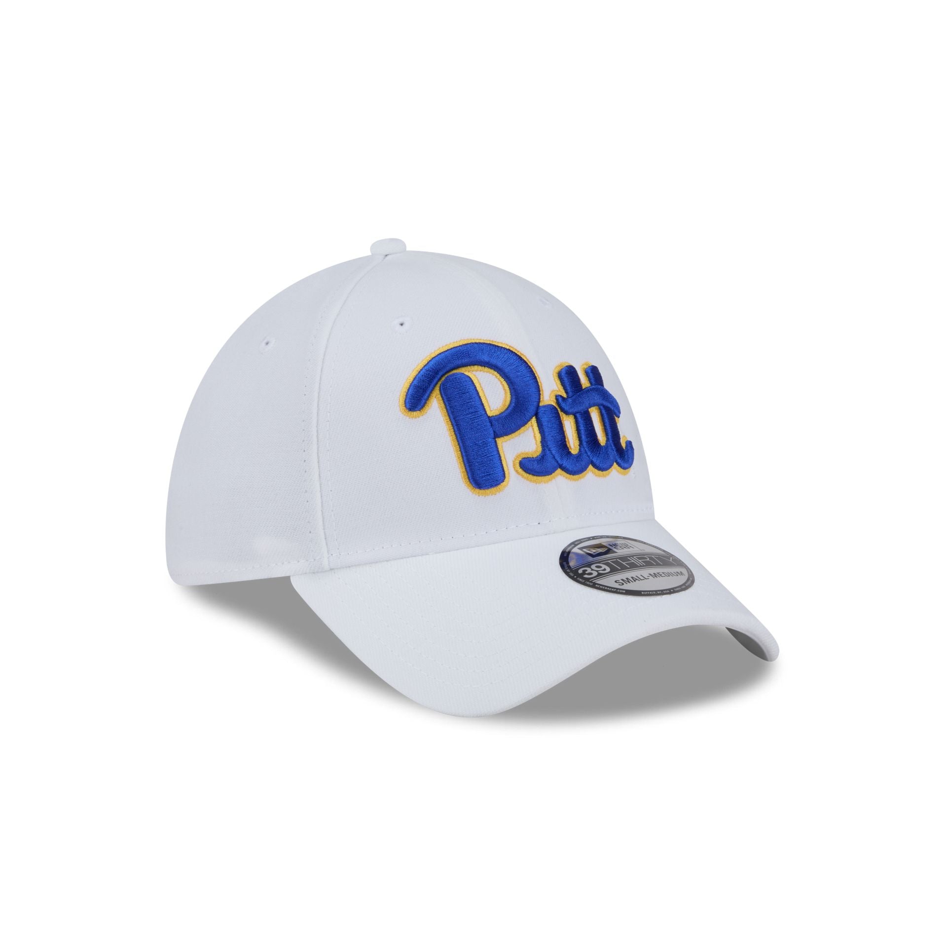 Pittsburgh Panthers Optic White 39THIRTY Stretch Fit Hat