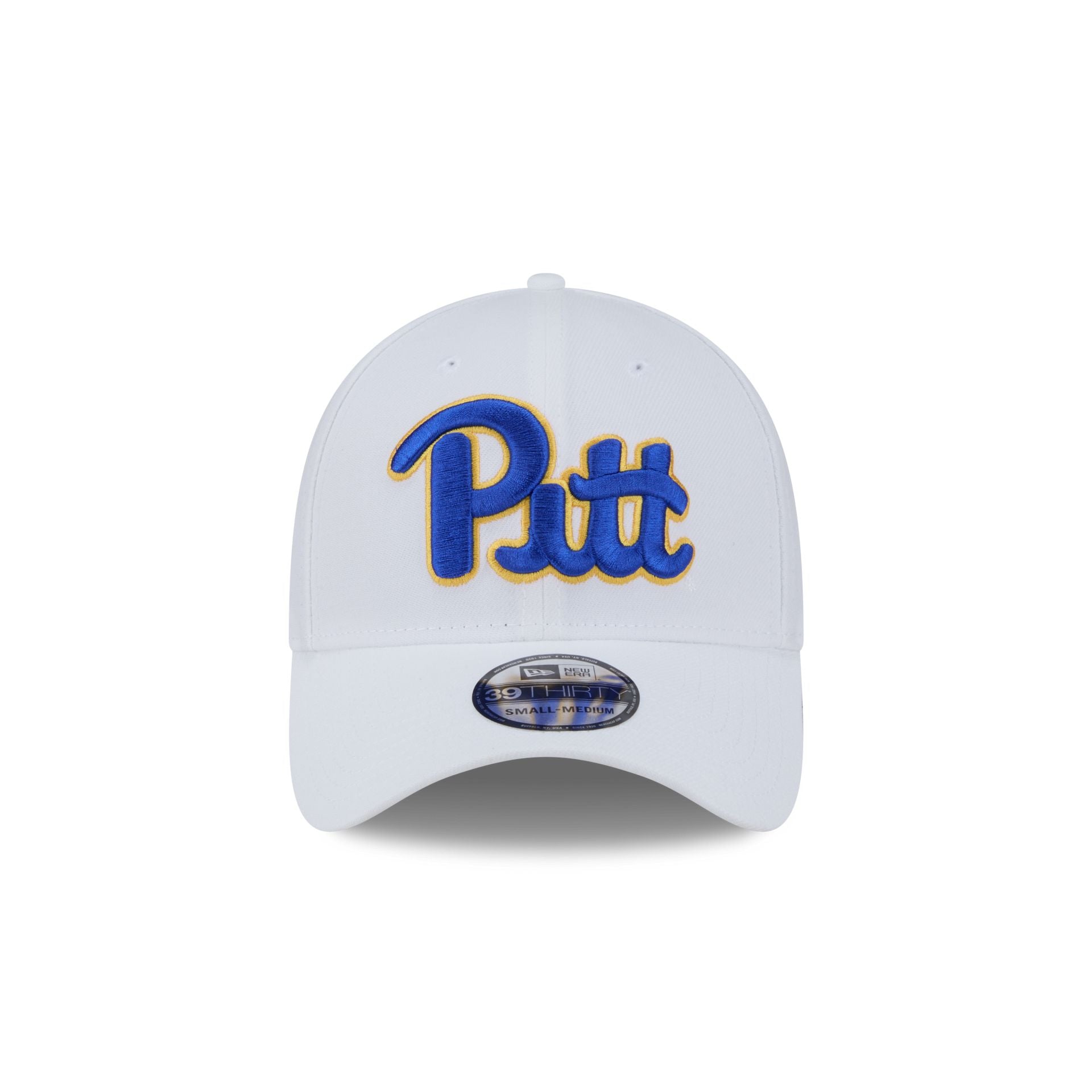 Pittsburgh Panthers Optic White 39THIRTY Stretch Fit Hat