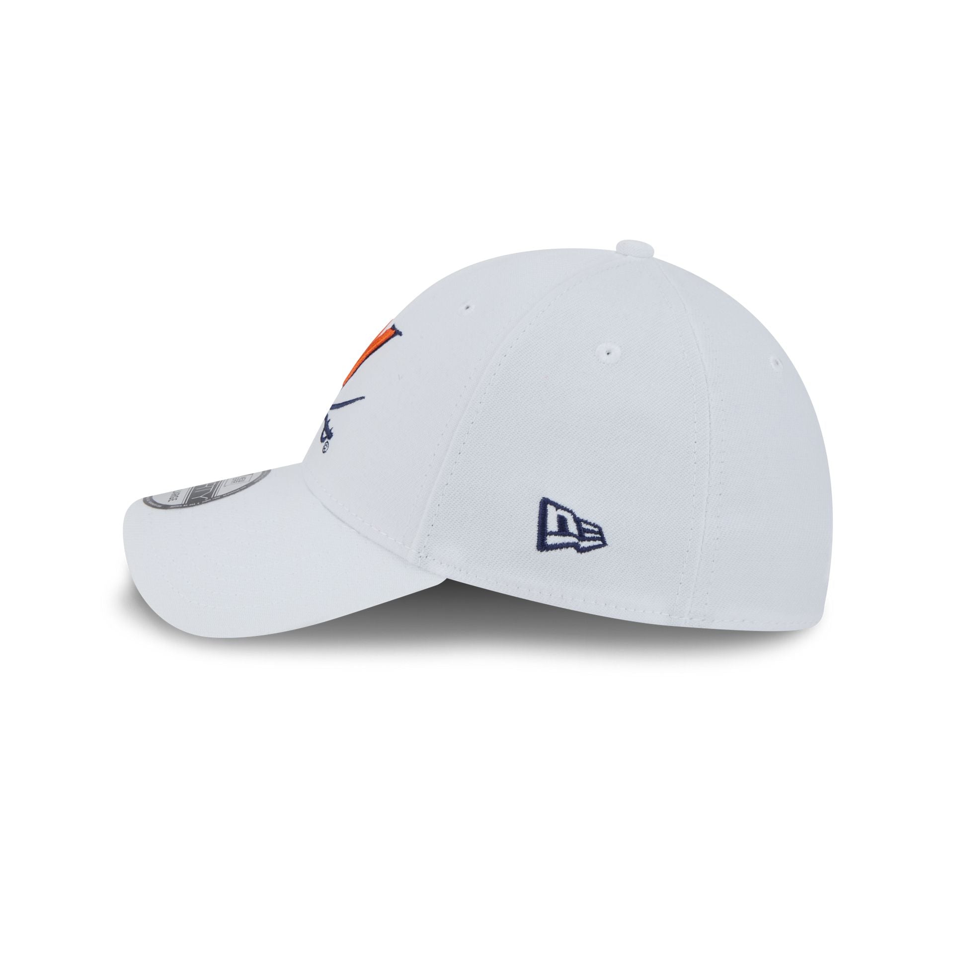 Virginia Cavaliers Optic White 39THIRTY Stretch Fit Hat