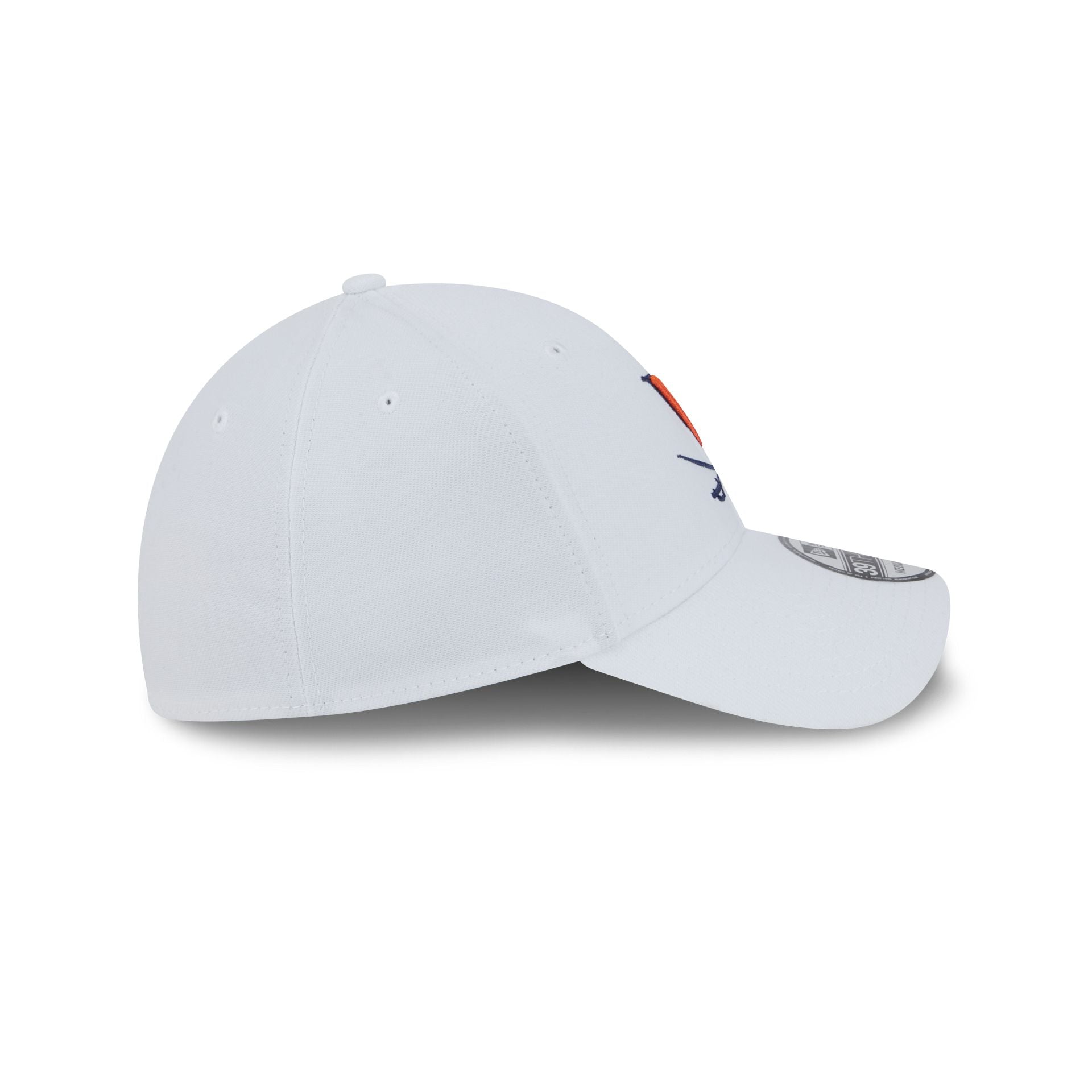 Virginia Cavaliers Optic White 39THIRTY Stretch Fit Hat