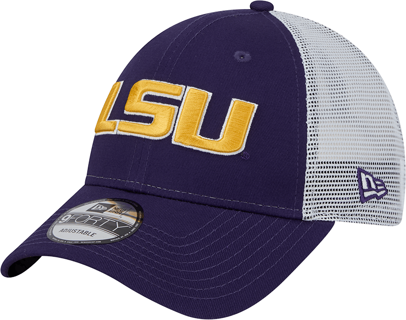 LSU Tigers Purple 9FORTY Trucker Hat