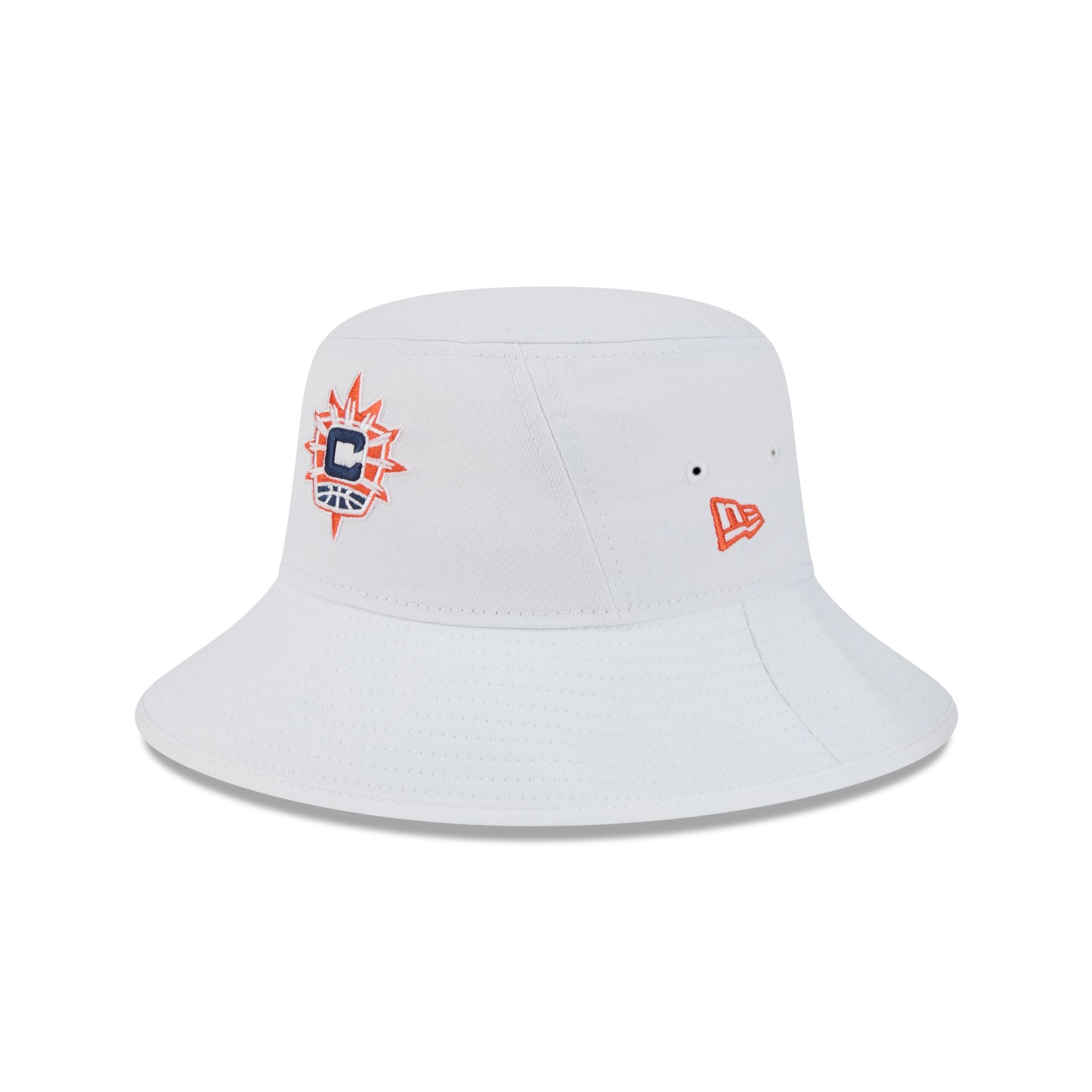 Connecticut Sun Optic White Bucket Hat - Nextgenmallstore