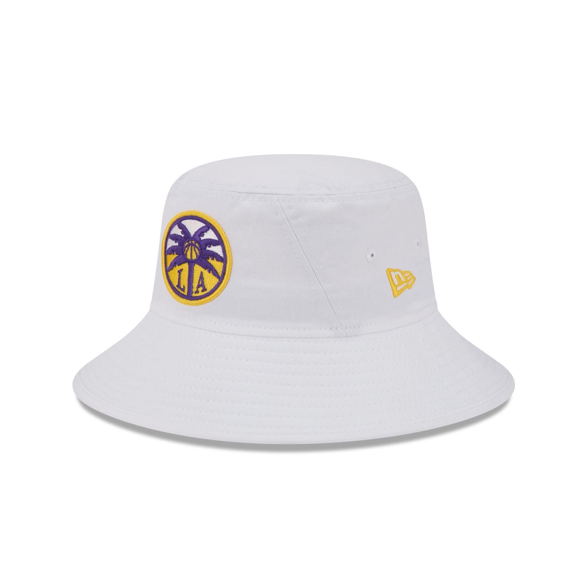 Los Angeles Sparks Optic White Bucket Hat - Nextgenmallstore
