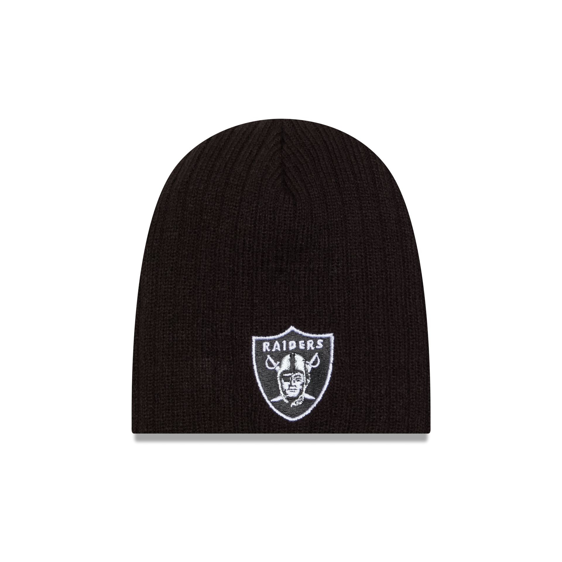 Las Vegas Raiders Mini Fan Kids Skull Knit Hat - Nextgenmallstore