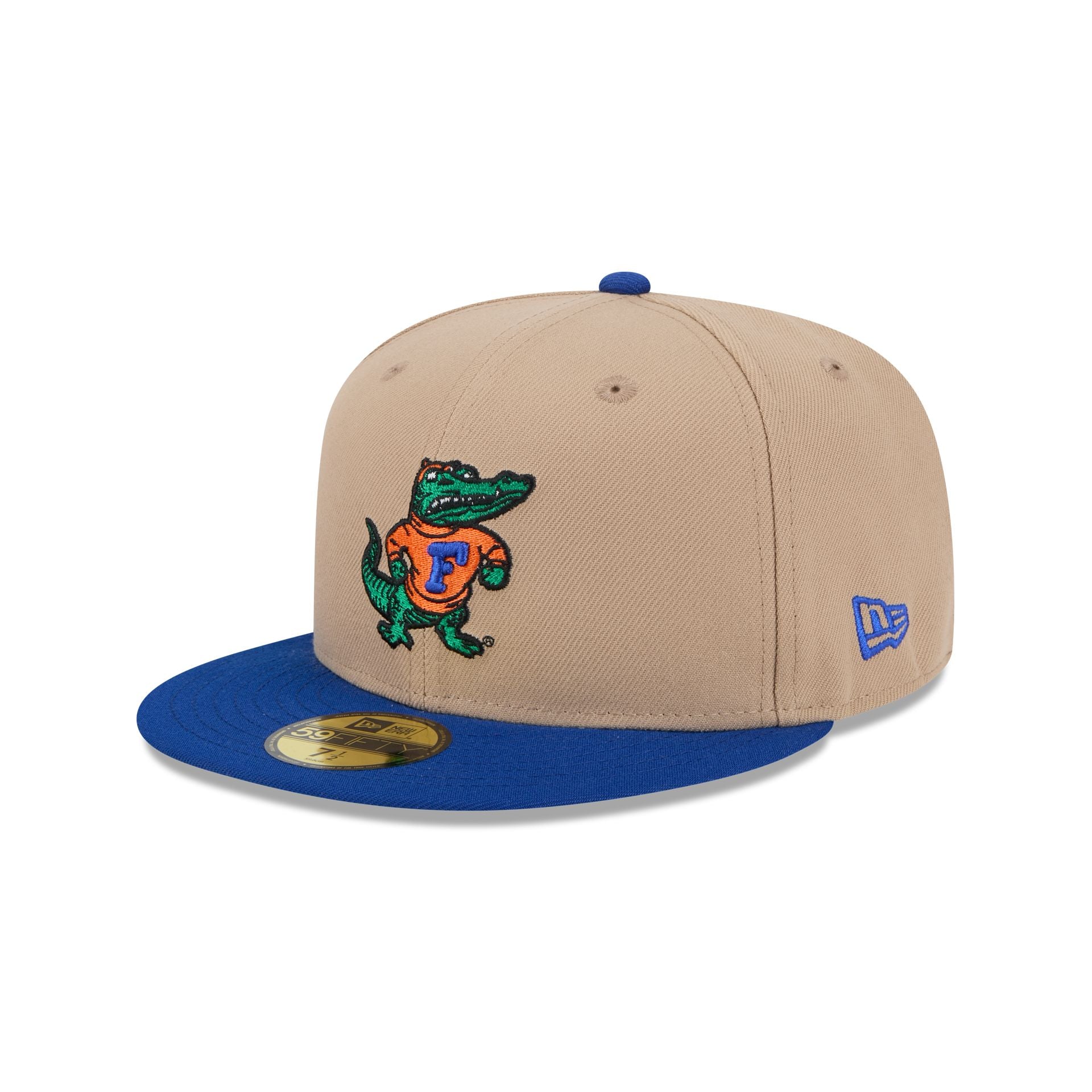 Florida Gators Camel College Vault 59FIFTY Fitted Hat - Nextgenmallstore