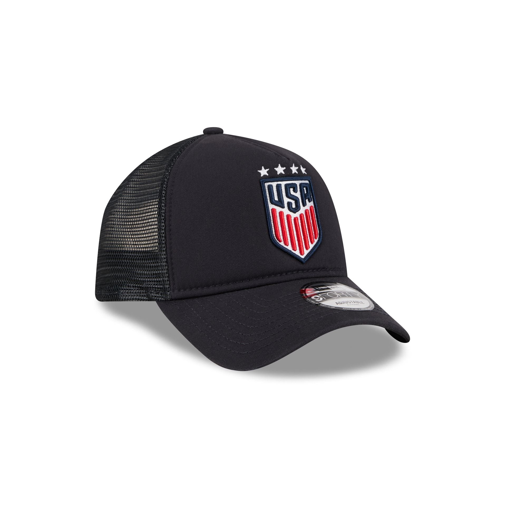 US Soccer Women's National Team Navy 9FORTY A-Frame Trucker Hat