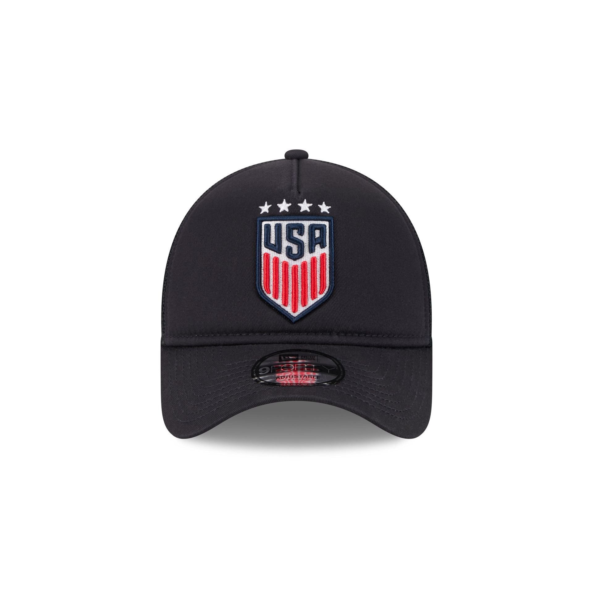 US Soccer Women's National Team Navy 9FORTY A-Frame Trucker Hat