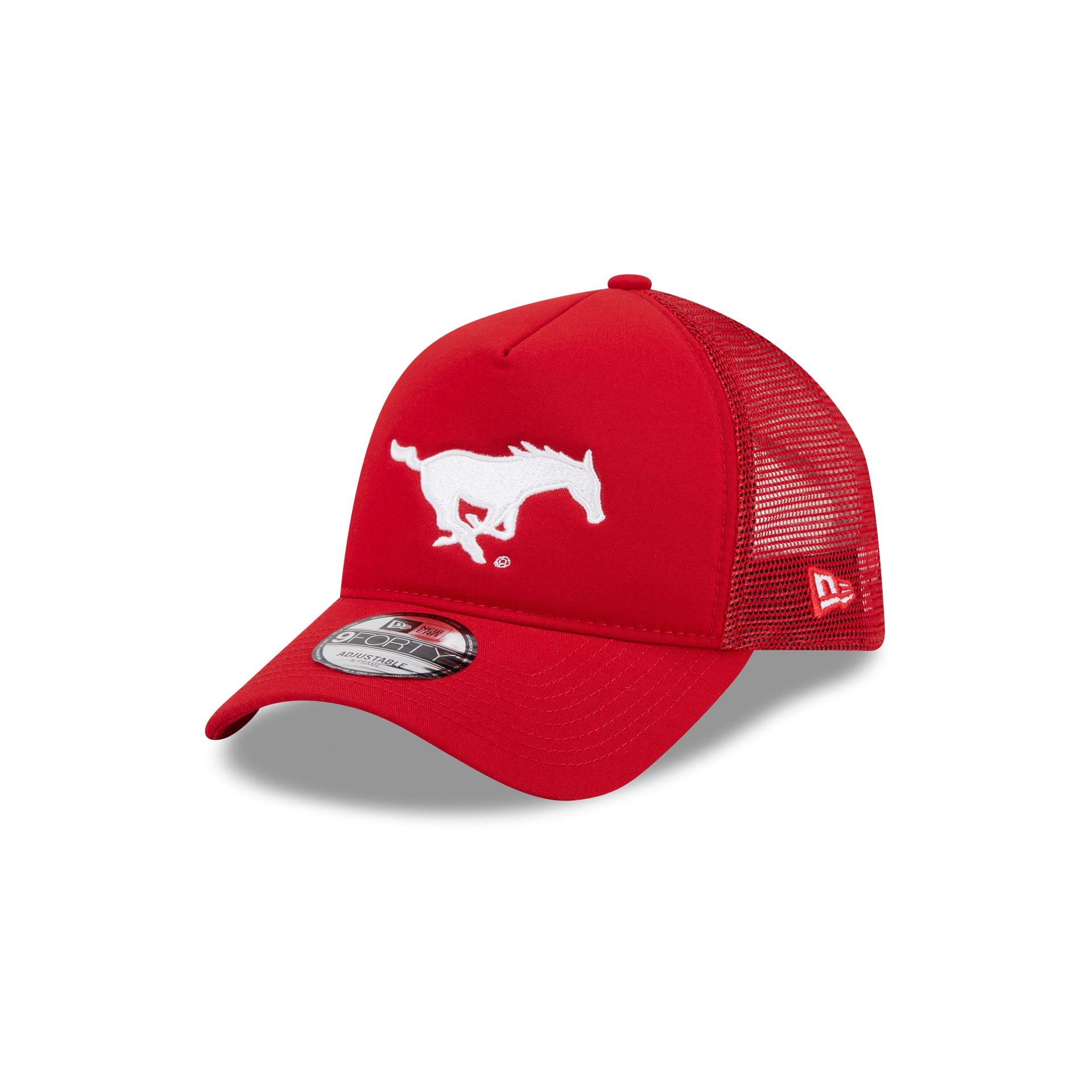 Southern Methodist Mustangs Go-To 9FORTY A-Frame Trucker Hat - Nextgenmallstore