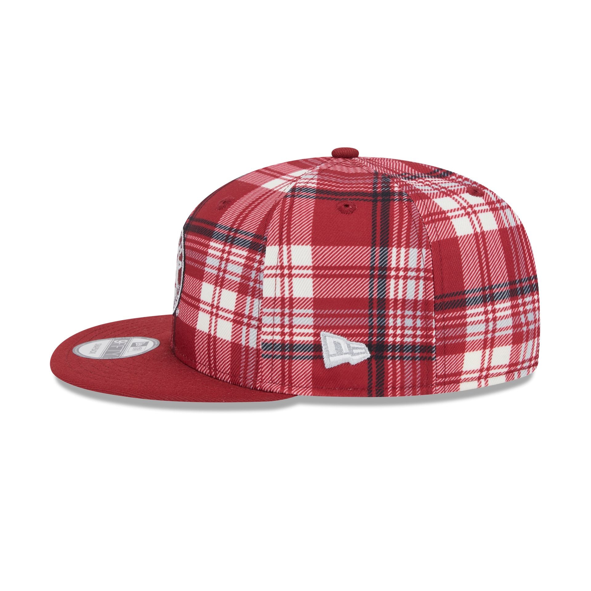 Alabama Crimson Tide Plaid 9FIFTY Snapback Hat