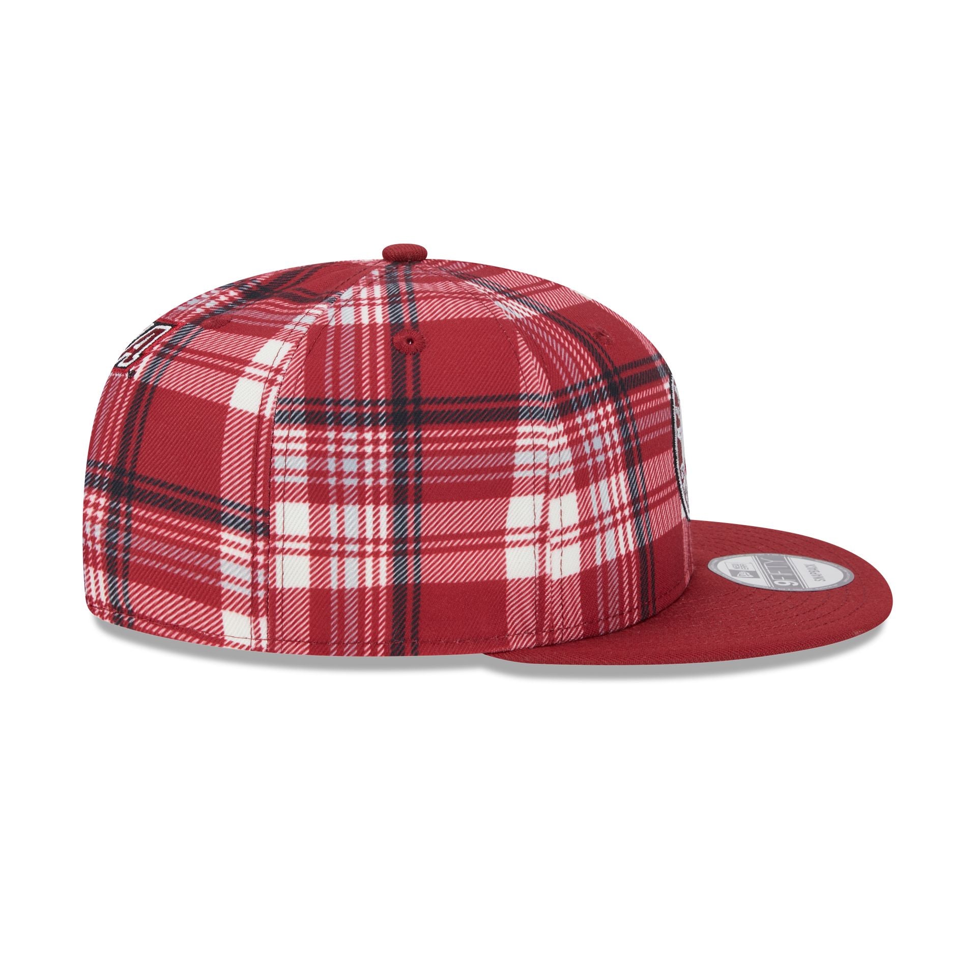 Alabama Crimson Tide Plaid 9FIFTY Snapback Hat