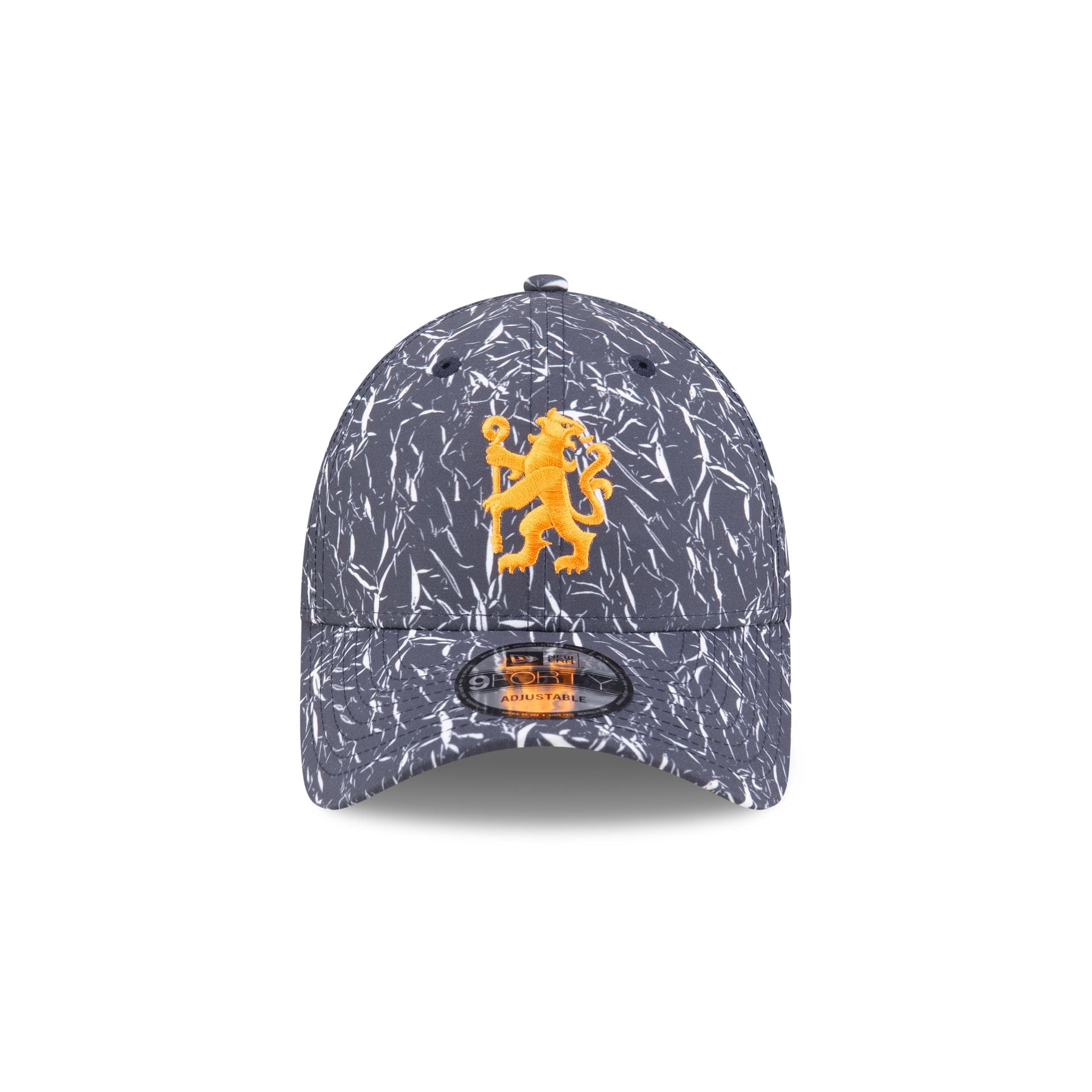 Chelsea FC Lion Crest Crinkle All Over Print 9FORTY Adjustable Hat