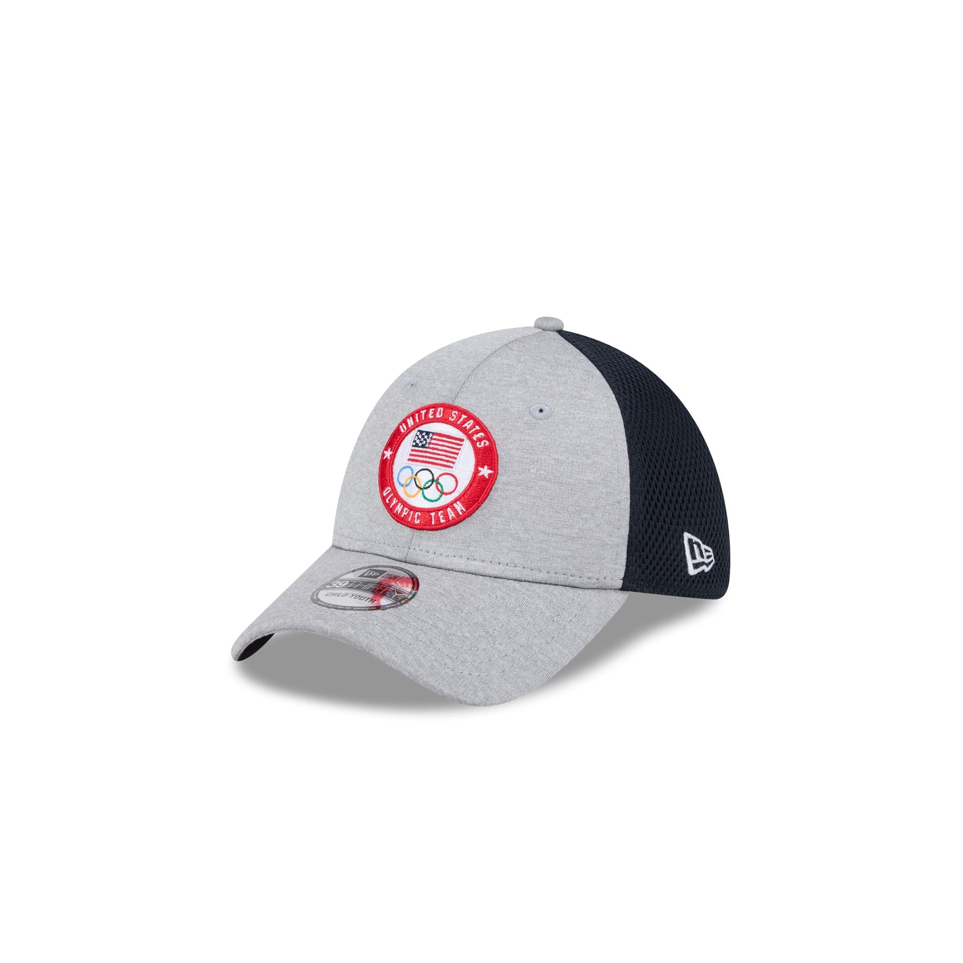 Team USA 2026 Winter Olympics Milan Kids 39THIRTY Stretch Fit Hat - Nextgenmallstore