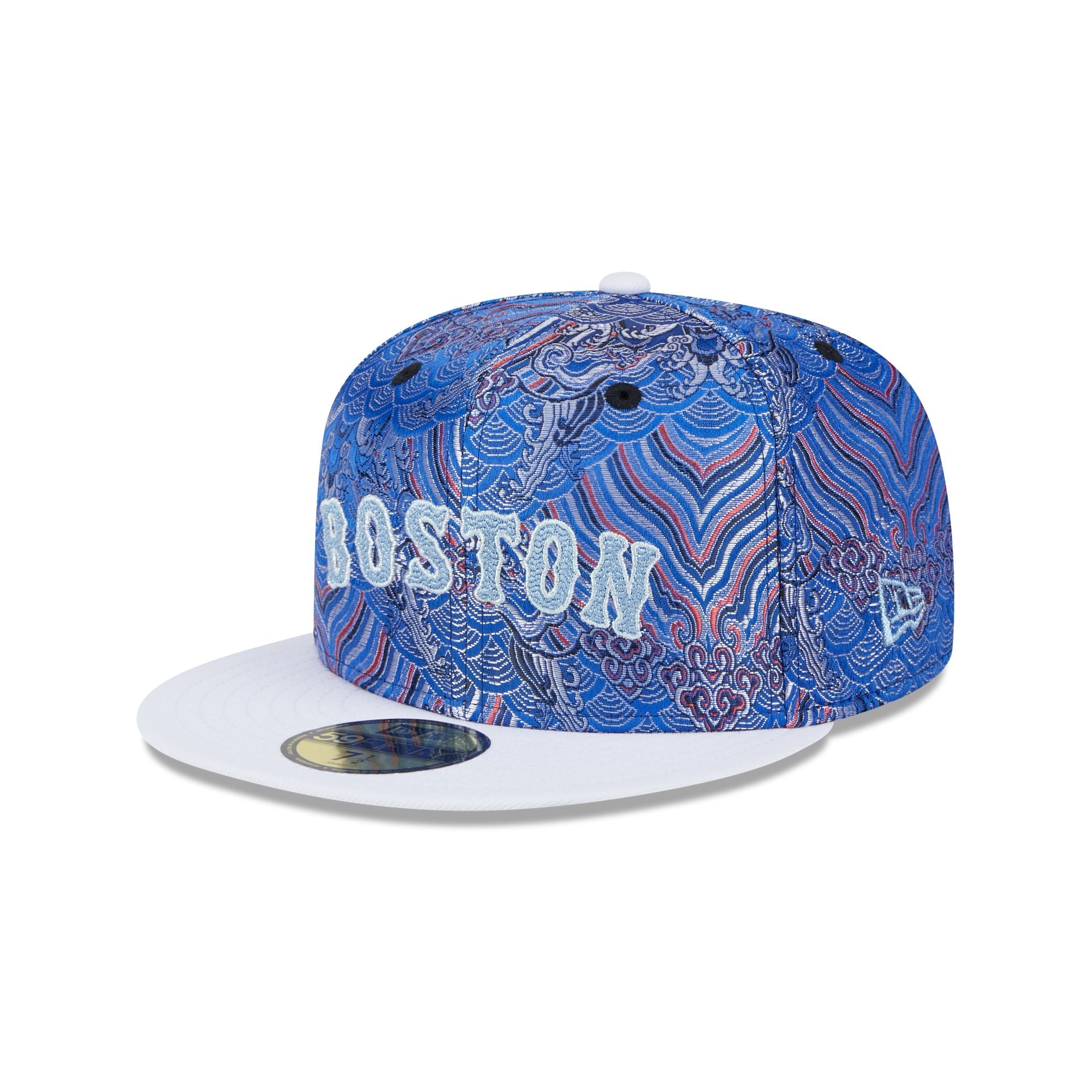 Boston Red Sox Wave Fill 59FIFTY Fitted Hat - Nextgenmallstore