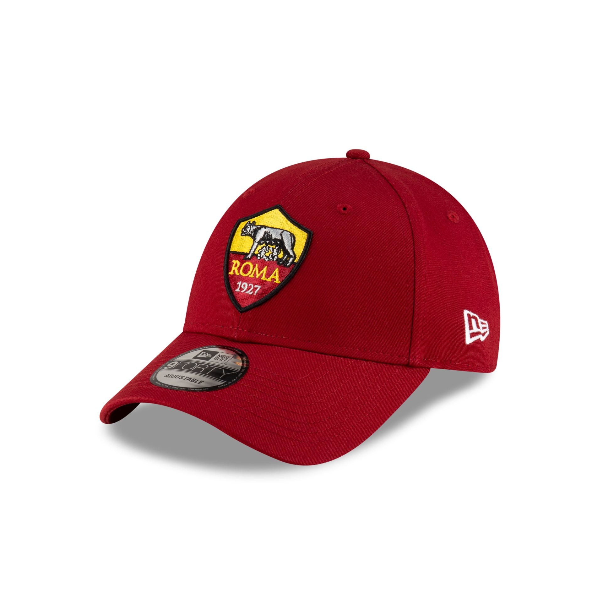 AS Roma Red Shield 9FORTY Adjustable Hat - Nextgenmallstore
