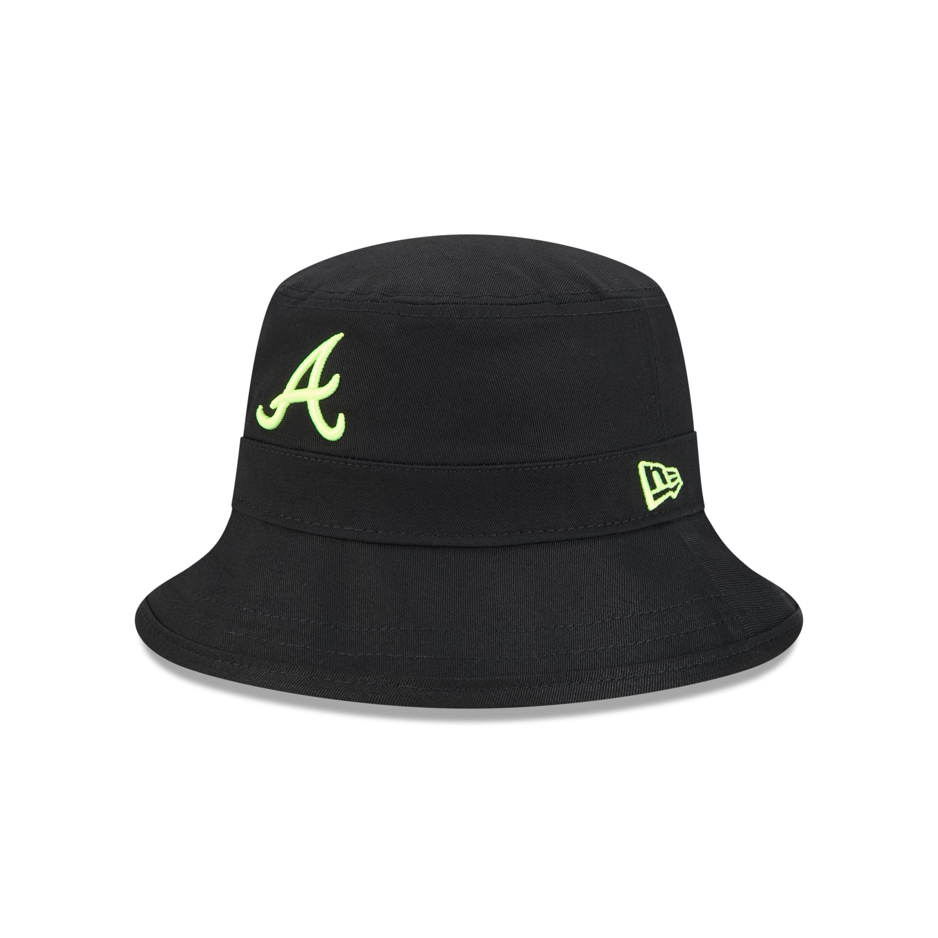 Atlanta Braves Hi Vis Doodle Bucket Hat - Nextgenmallstore