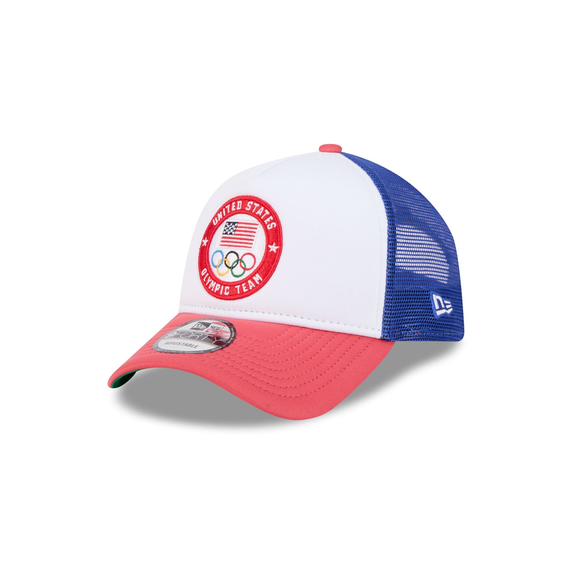 Team USA Olympics White 9FORTY A-Frame Trucker Hat - Nextgenmallstore