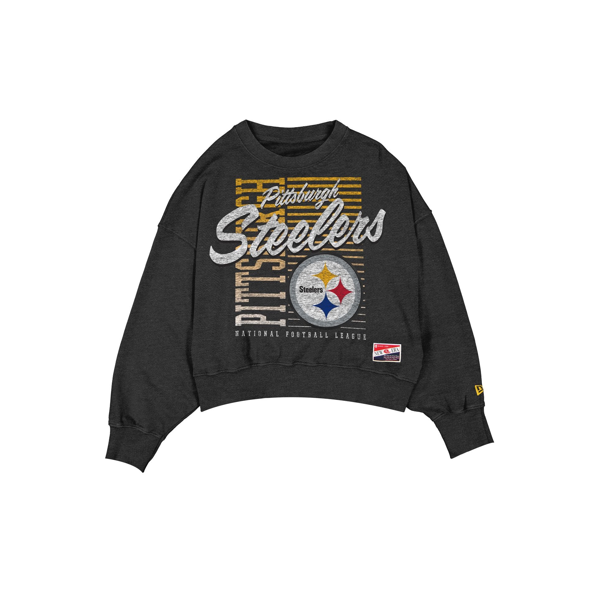 Pittsburgh Steelers Throwback Women's Washed Crewneck