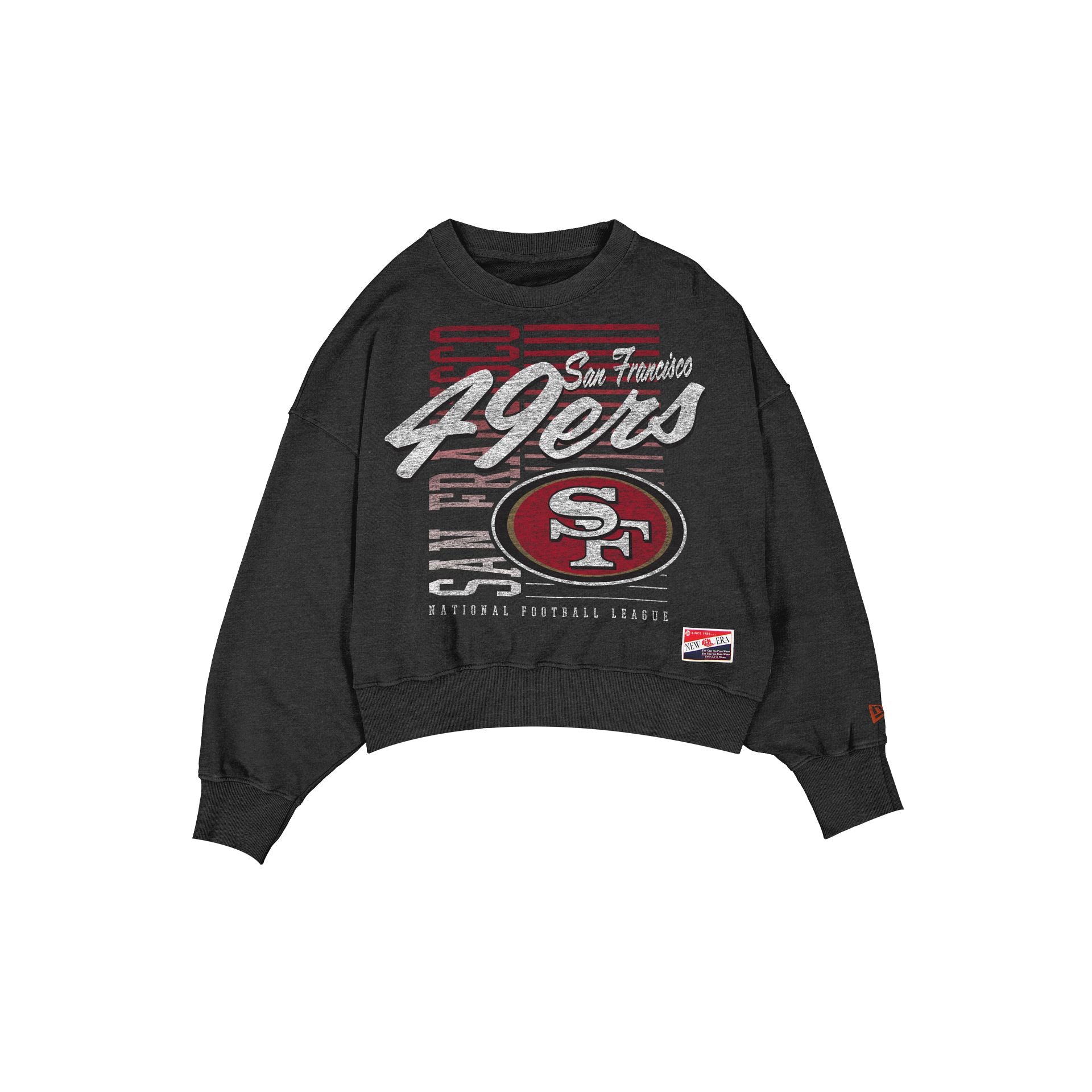 San Francisco 49ers Throwback Women's Washed Crewneck