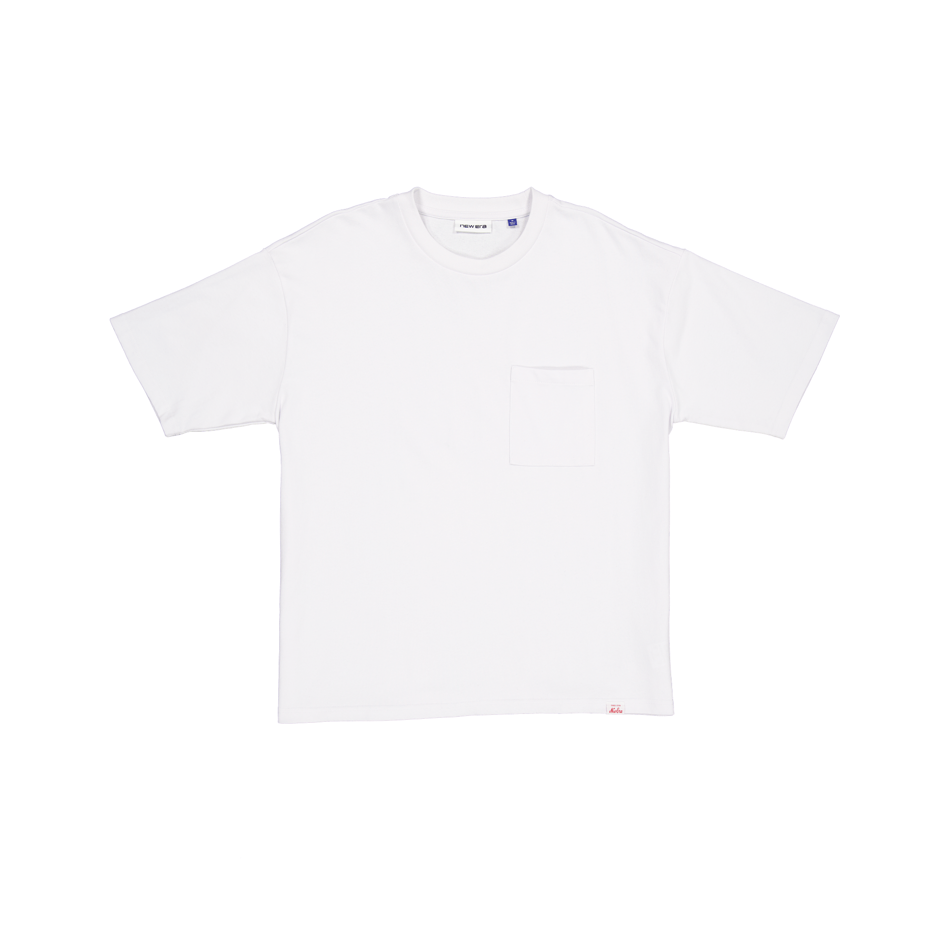 New Era Branded Alden Heavyweight Optic White Pocket T-Shirt