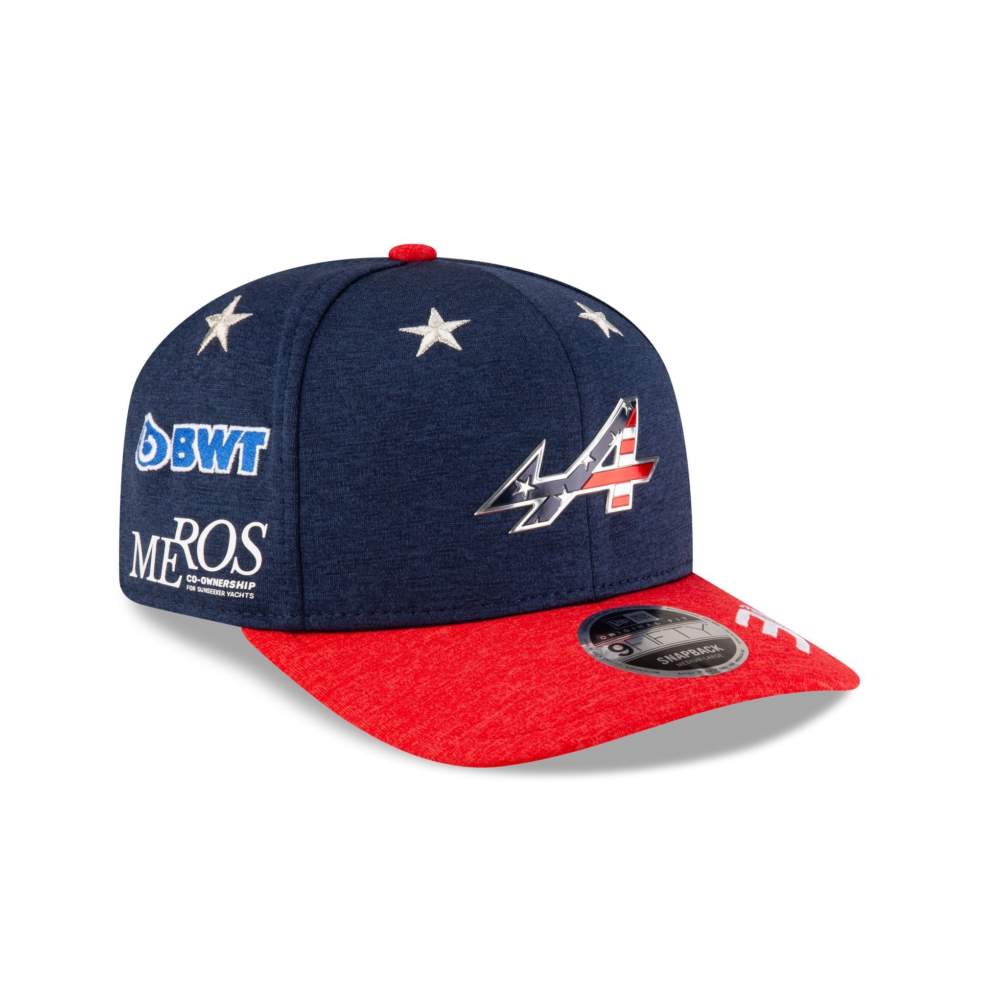BWT Alpine F1 Team 2024 Vegas Race Special Ocon 9FIFTY Pre-Curve Snapback Hat - Nextgenmallstore