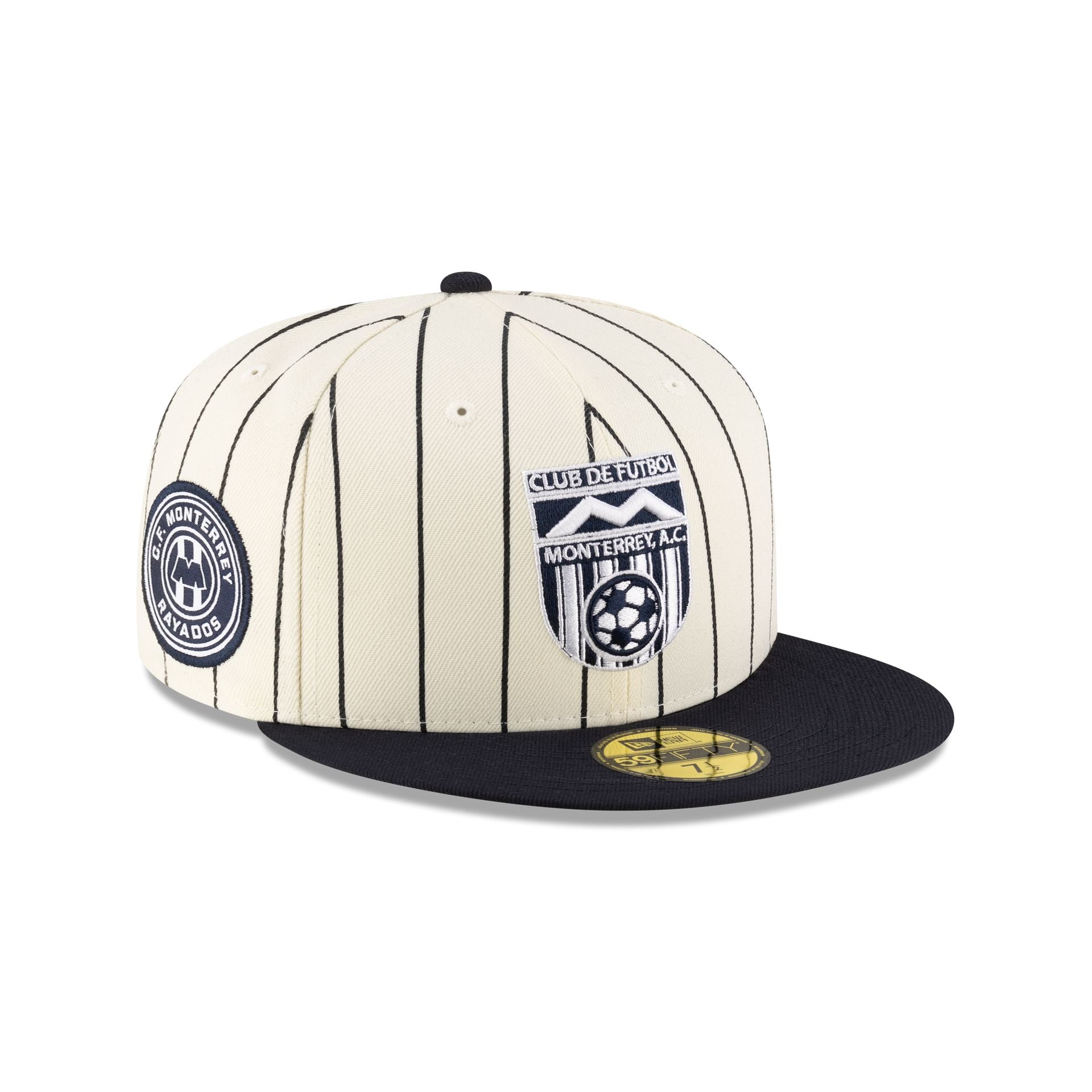 Rayados Retro Pinstripe 59FIFTY Fitted Hat - Nextgenmallstore