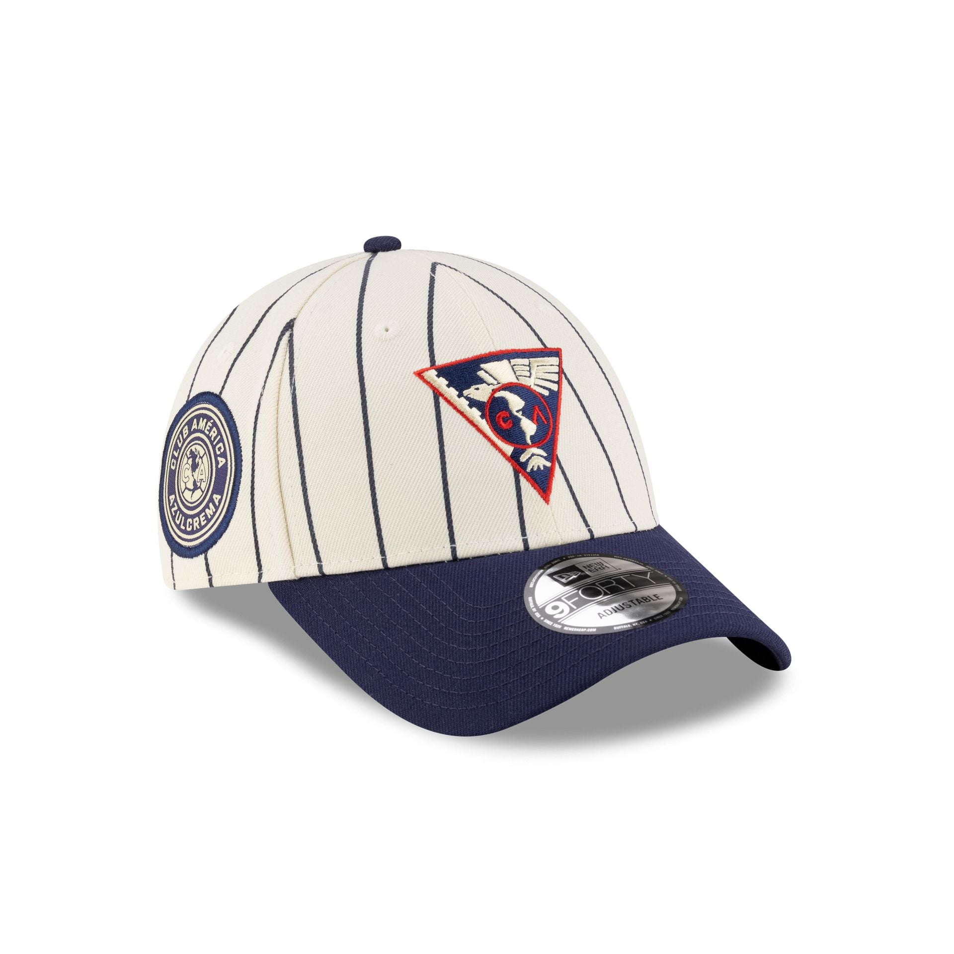Club América Retro Pinstripe 9FORTY Snapback Hat - Nextgenmallstore