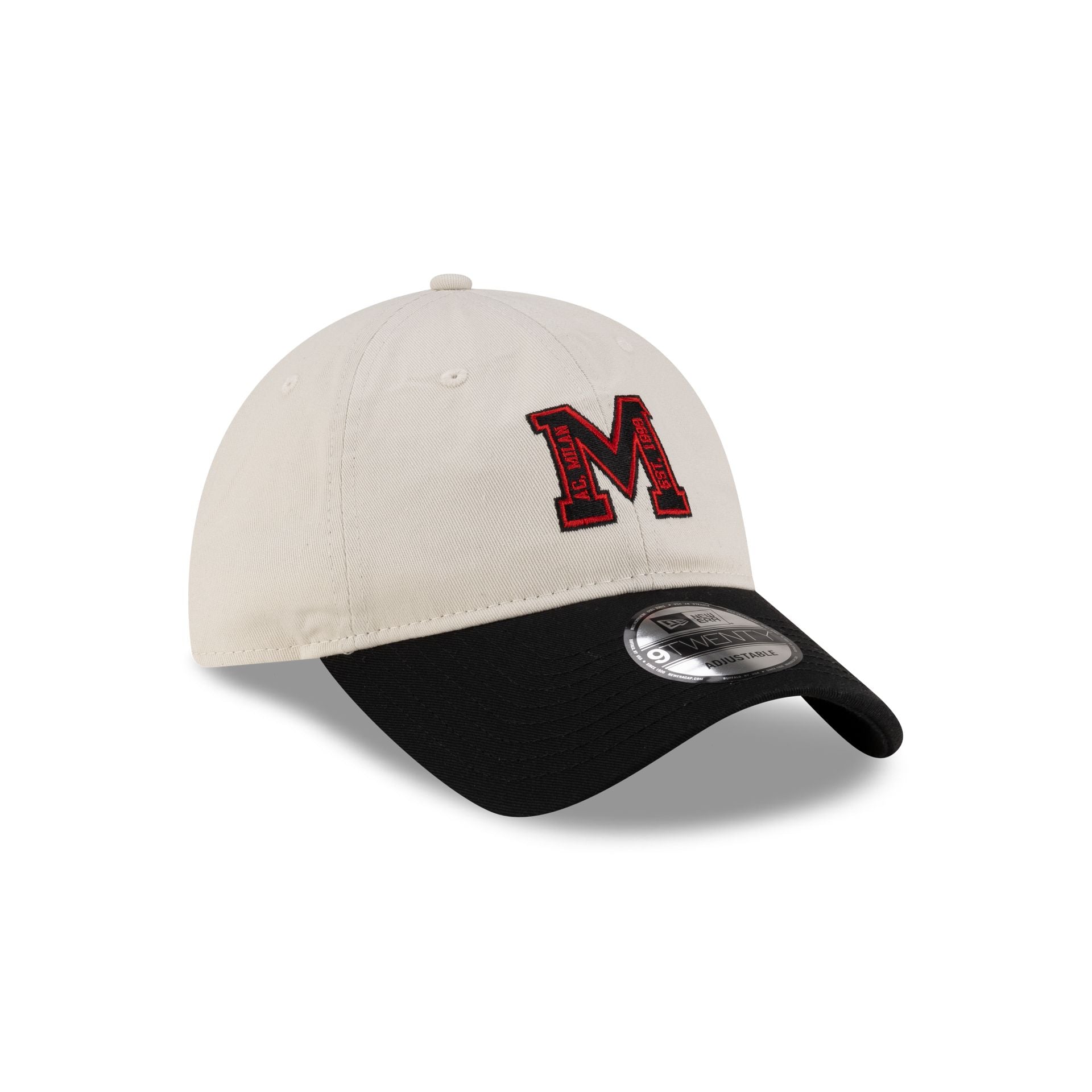 AC Milan M Logo Black 9TWENTY Adjustable Hat