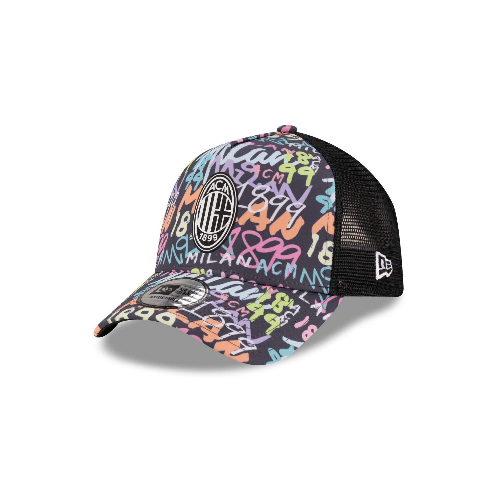 AC Milan Graffiti 9FORTY A-Frame Trucker Hat - Nextgenmallstore