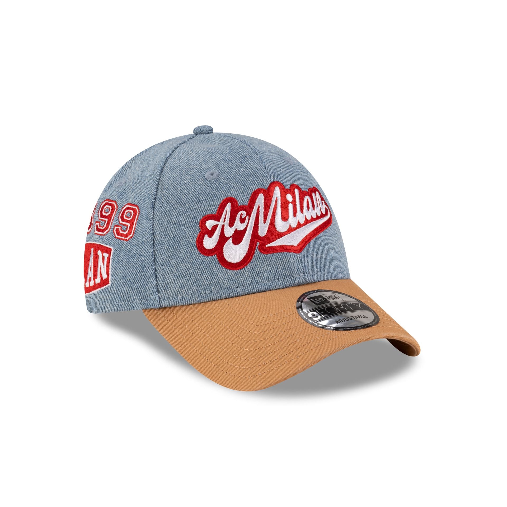 AC Milan Denim 9FORTY Adjustable Hat - Nextgenmallstore