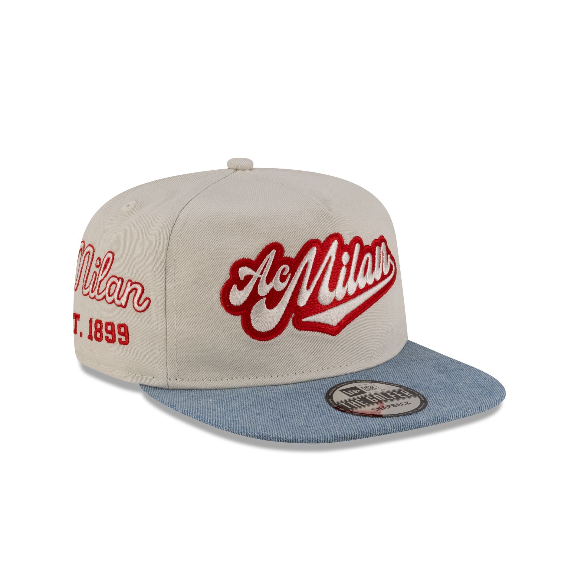 AC Milan Denim Visor Golfer Hat - Nextgenmallstore