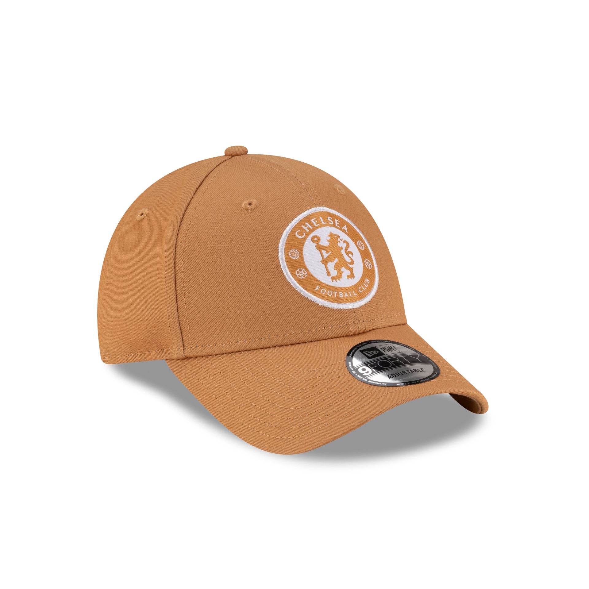 Chelsea FC Lion Crest Seasonal Desert Sand 9FORTY Adjustable Hat