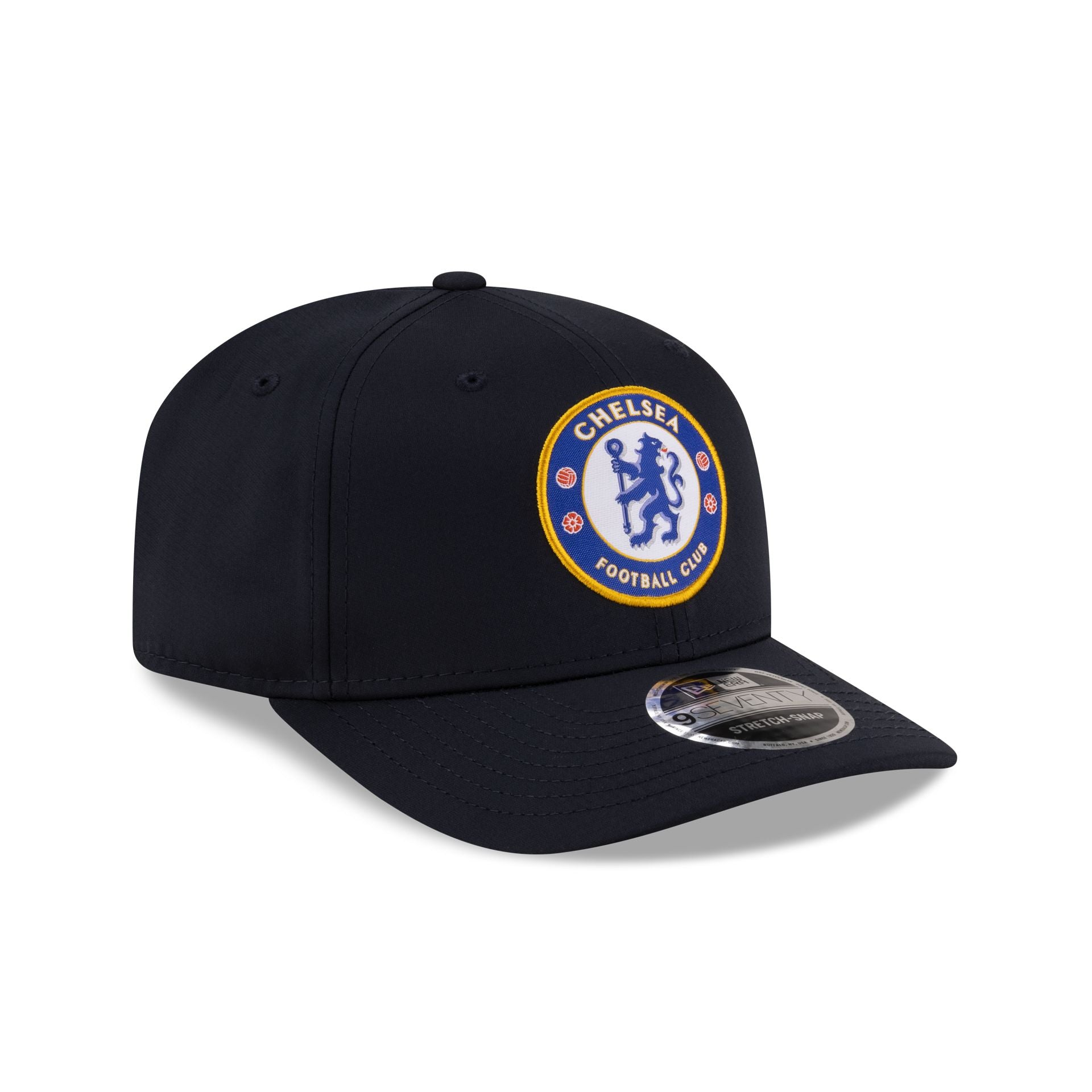 Chelsea FC Lion Crest Core Navy 9SEVENTY Stretch-Snap Hat