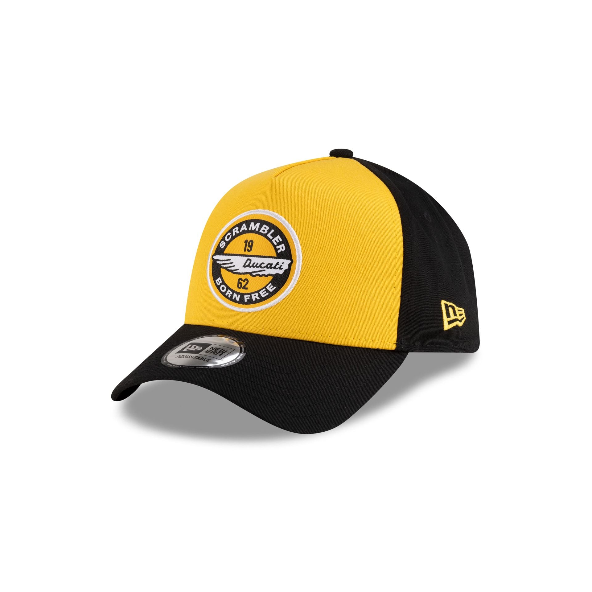 Ducati Lenovo Team MotoGP Yellow 9FORTY A-Frame Trucker Hat - Nextgenmallstore