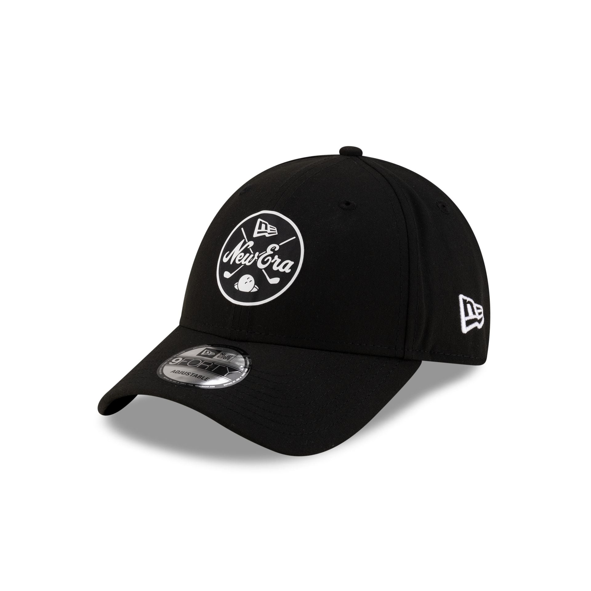 New Era Golf Repreve Black 9FORTY Snapback Hat - Nextgenmallstore
