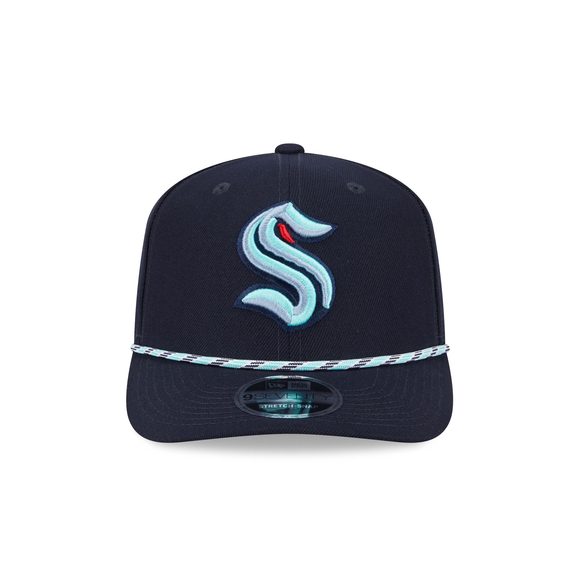 Seattle Kraken Multicolor Rope 9SEVENTY Stretch-Snap Hat